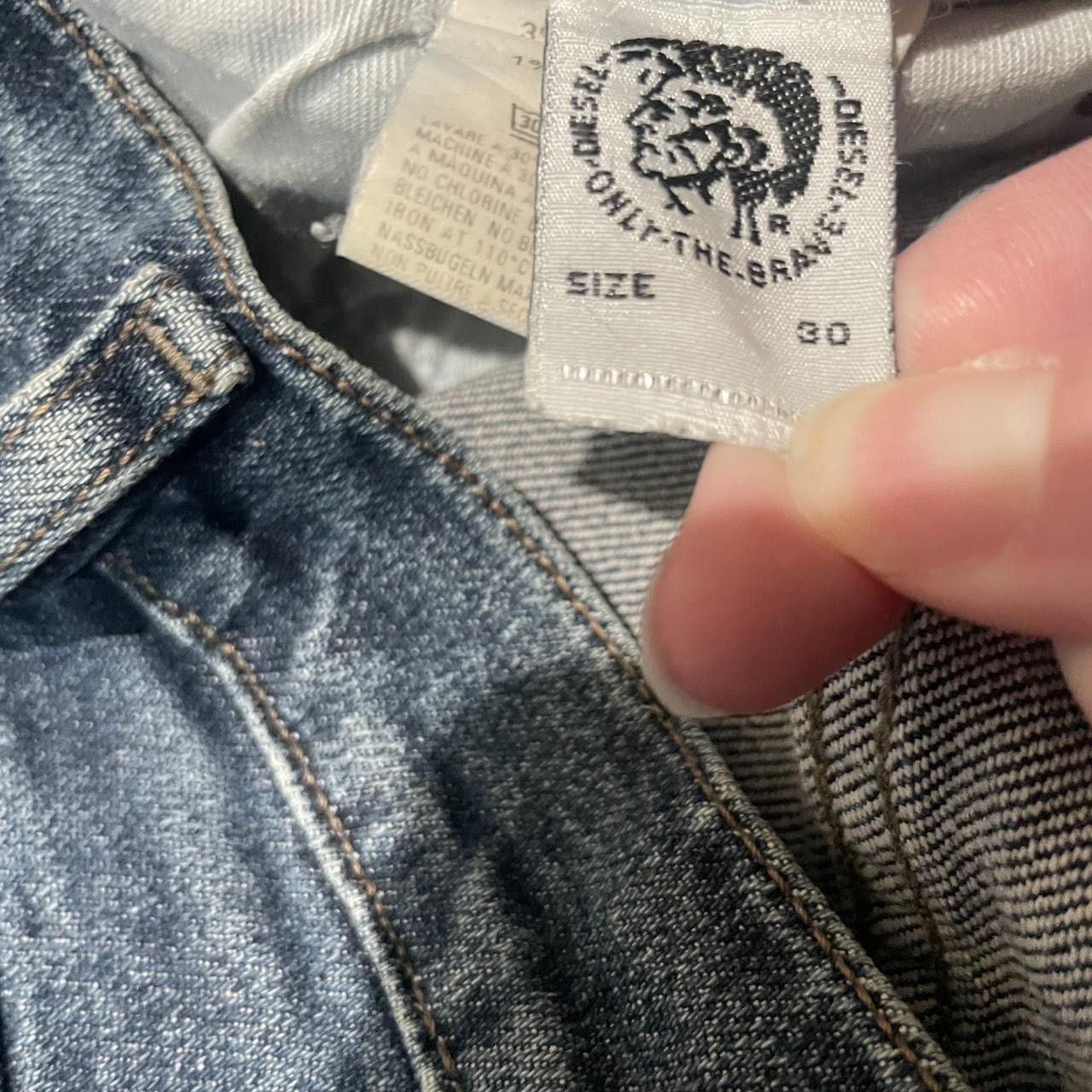 Diesel Diesel DAZE archival dark indigo denim no back pockets Size 30" / US 8 / IT 44 - 7 Thumbnail