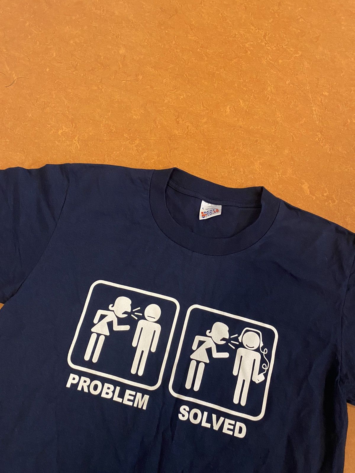 Japanese Brand × Vintage Comic t shirt Problem Solved vintage meme Size US M / EU 48-50 / 2 - 2 Thumbnail