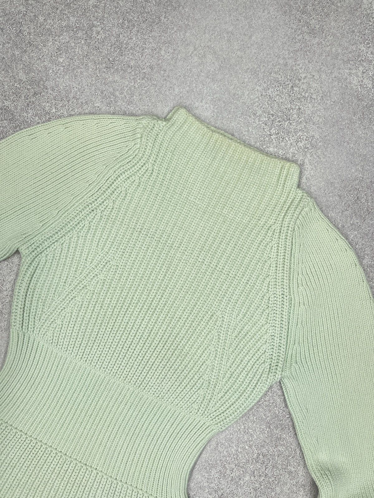 Alexander Wang Womens Alexander Wang Knitted Turtleneck Sweater Mint Color Size XS / US 0-2 / IT 36-38 - 4 Thumbnail