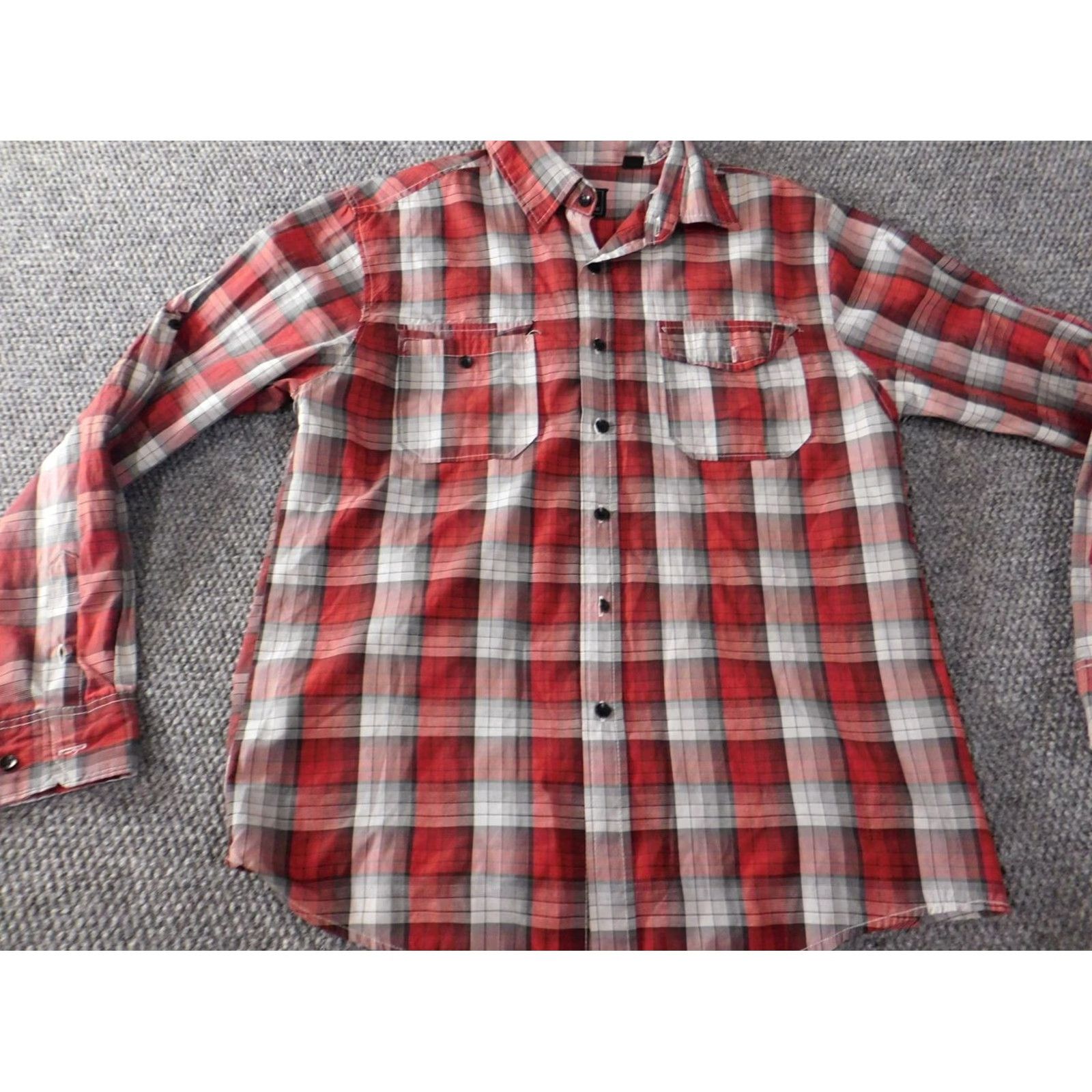 Vintage Swiss Cross Shirt Mens Medium Red Plaid Button-Down Casual Size US M / EU 48-50 / 2 - 3 Thumbnail