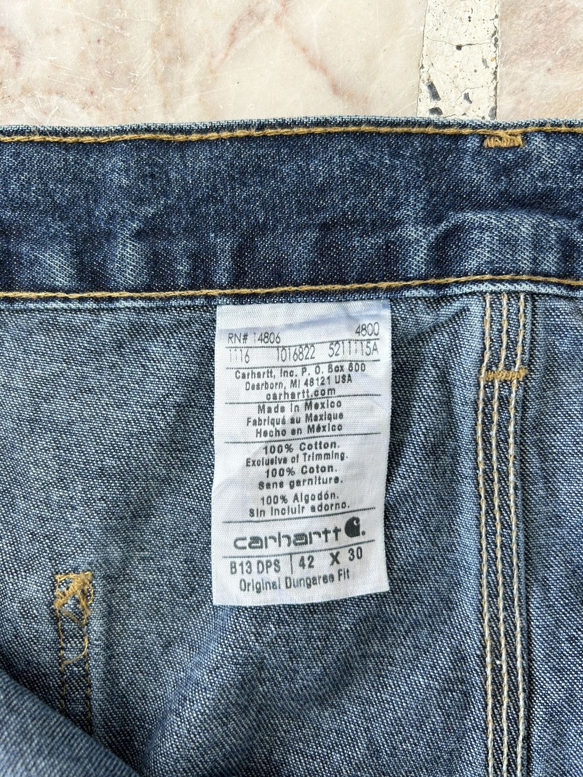 Carhartt Carrhart carpenter denim blue japan Size US 40 / EU 56 - 14 Thumbnail