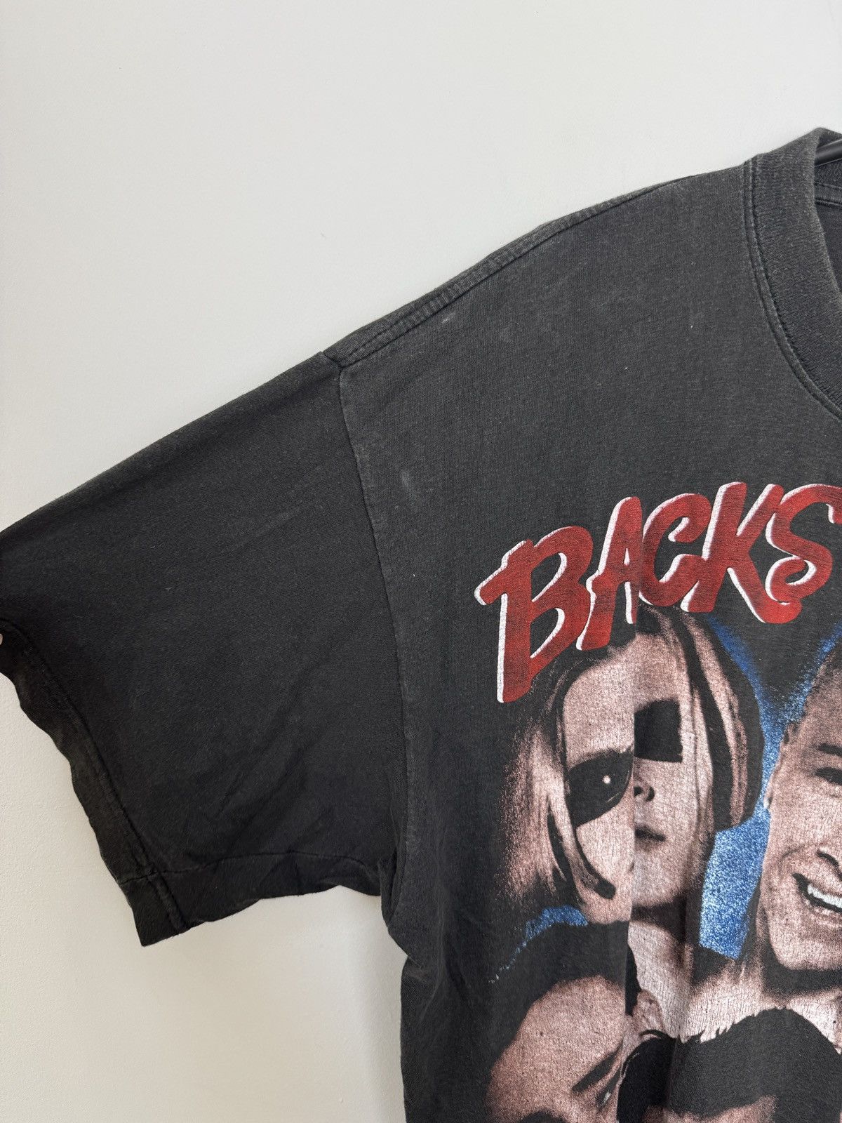 Band Tees × Vintage Vintage 90's Back Street Boys Over Print T-Shirt Size US XL / EU 56 / 4 - 4 Thumbnail