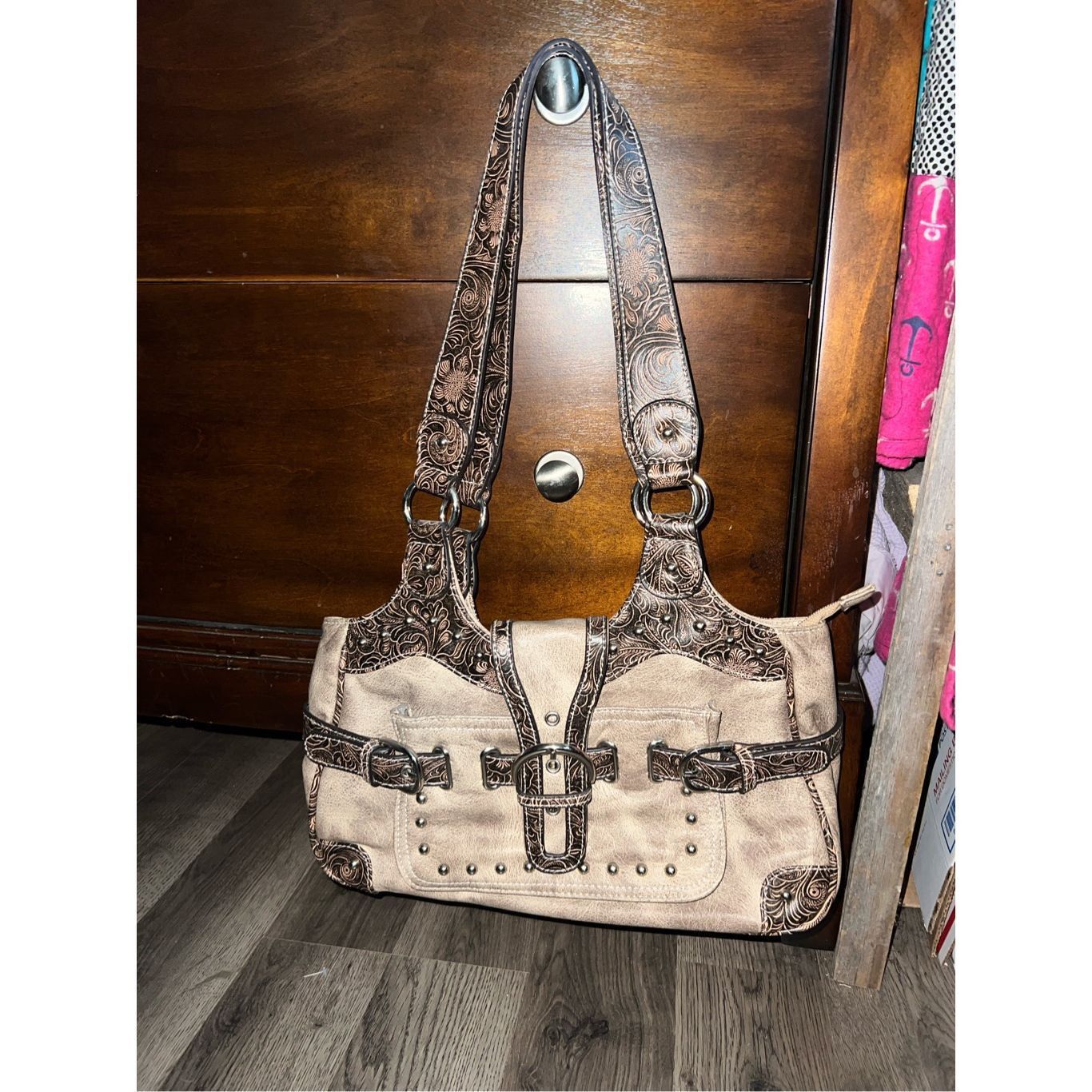 Other Woman’s Brown/Tan Western Purse Shoulder Purse Size ONE SIZE - 1 Thumbnail
