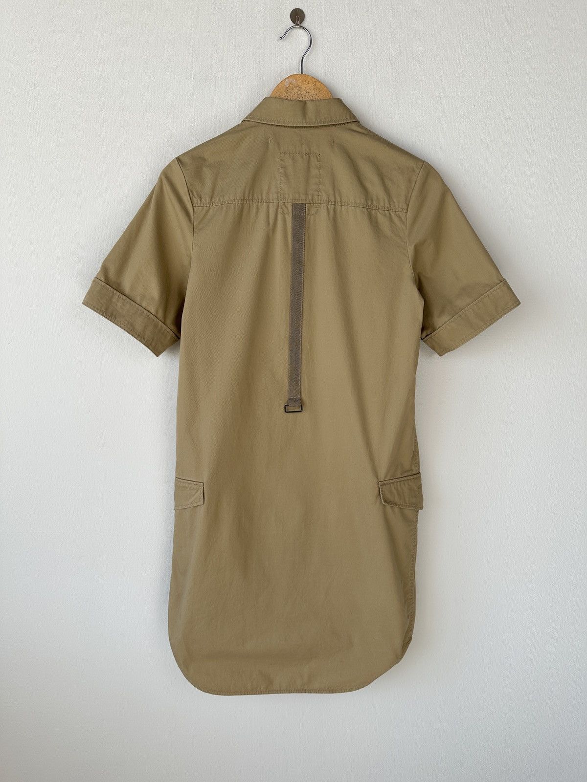 G-Star G-STAR RAW Rovic Shirt Utility Dress Short Sleeve Beige XS Size XS / US 0-2 / IT 36-38 - 2 Thumbnail