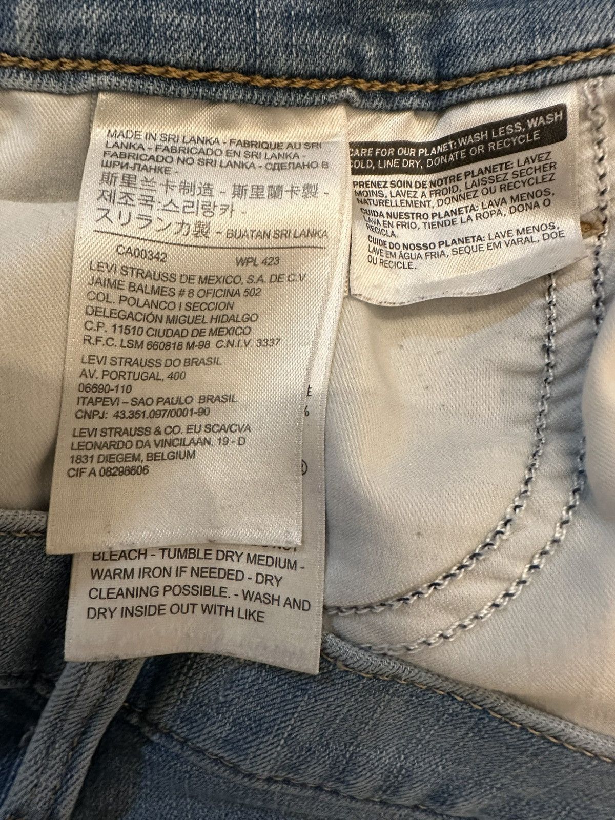 Levi's Levi's Women's 311 Shaping Skinny Jeans-Size 31x31 Size 31" - 6 Thumbnail