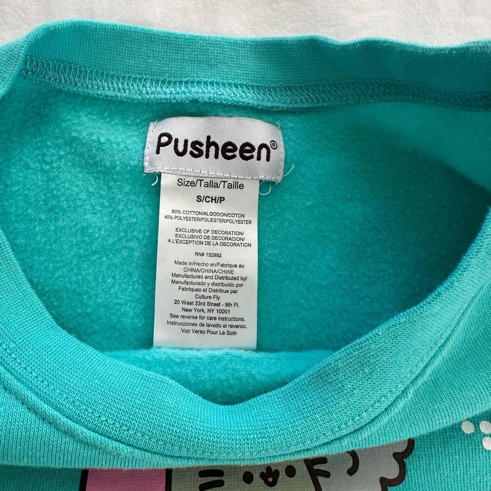 Other Pusheen Christmas Sweatshirt Teal Color Size Small Size S / US 4 / IT 40 - 9 Thumbnail