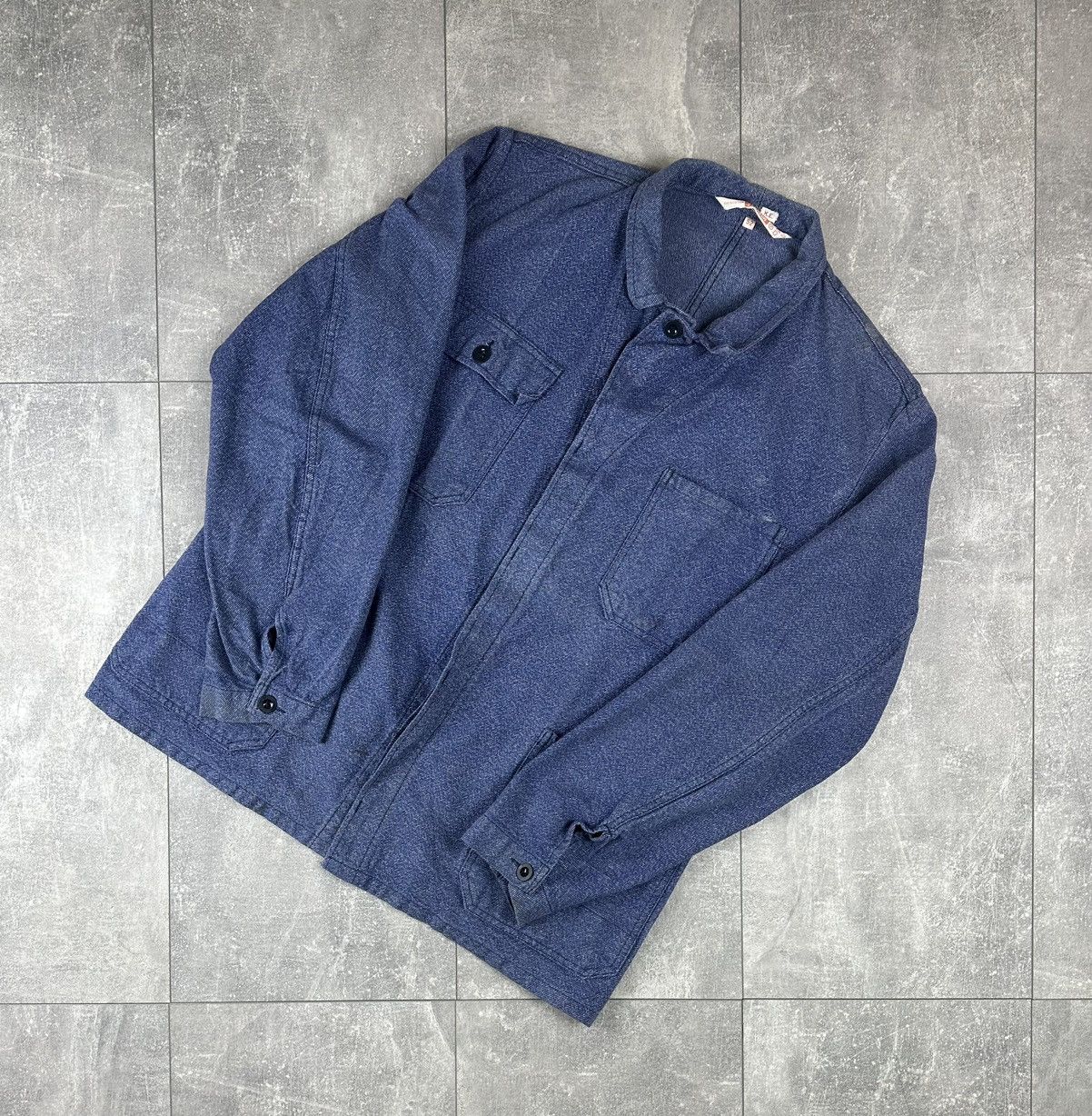 Le Laboureur Vintage Retro 70S Fischer Pecheur WorkWear Chore Jacket Size US L / EU 52-54 / 3 - 2 Thumbnail