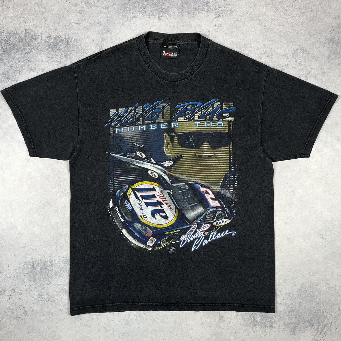 NASCAR Vintage Rusty Wallace Nascar racing AOP T Shirt 90’s Size US M / EU 48-50 / 2 - 2 Thumbnail