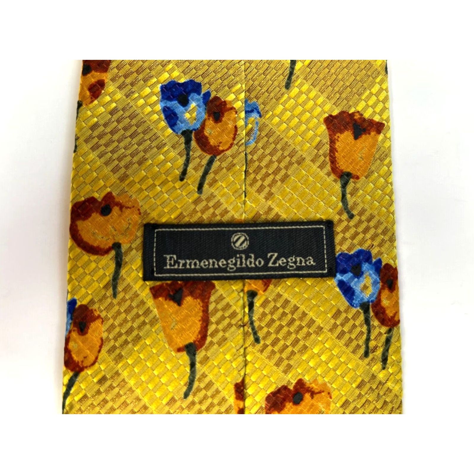 Ermenegildo Zegna VINTAGE Ermenegildo Zegna Mens Luxury Silk Tie Floral Tulips Made in Italy Size ONE SIZE - 7 Thumbnail