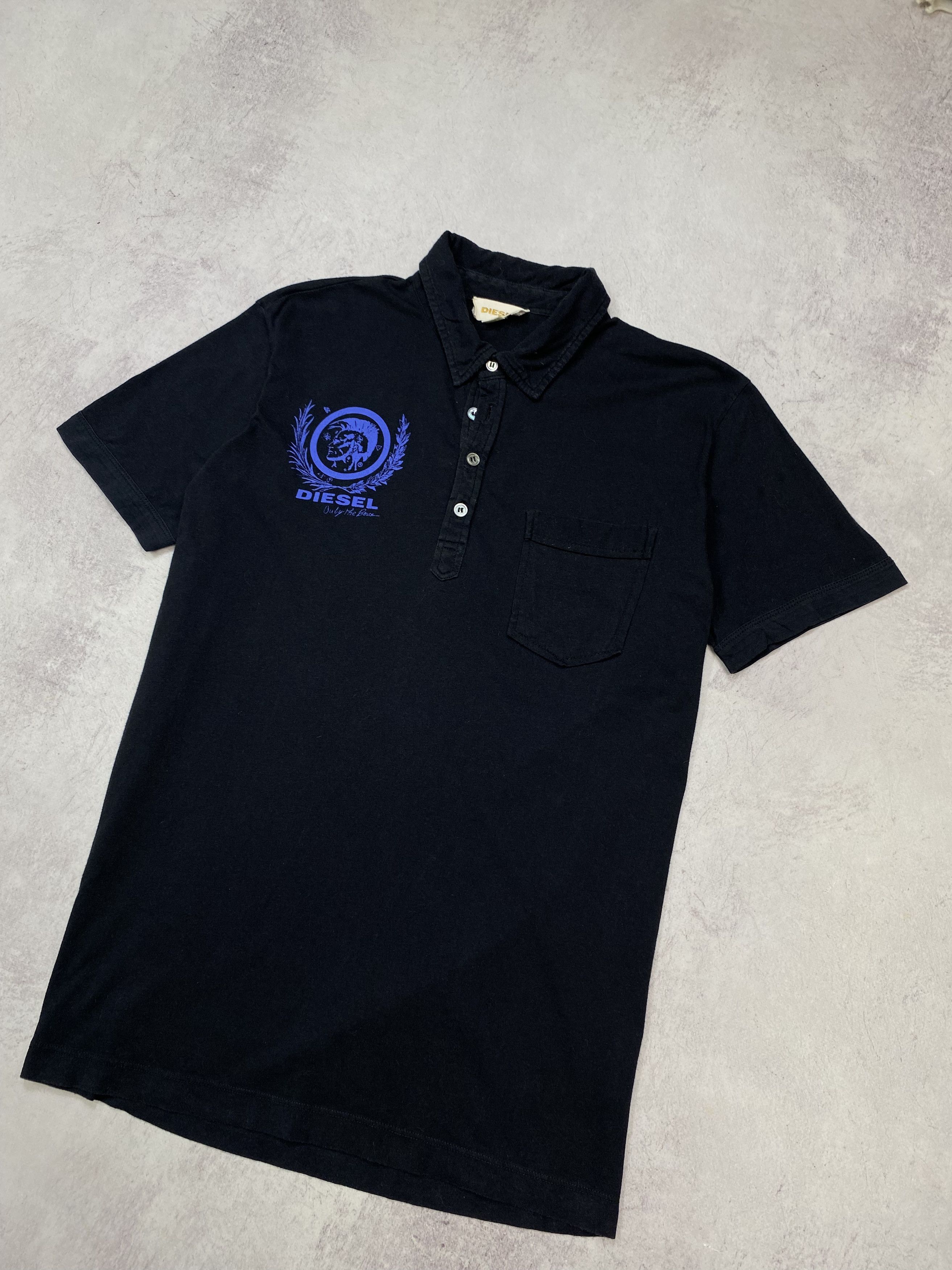 Diesel DIESEL MEN'S VINTAGE POLO SHIRT BLACK SIZE M Y2K STREET WEAR Size US M / EU 48-50 / 2 - 3 Thumbnail