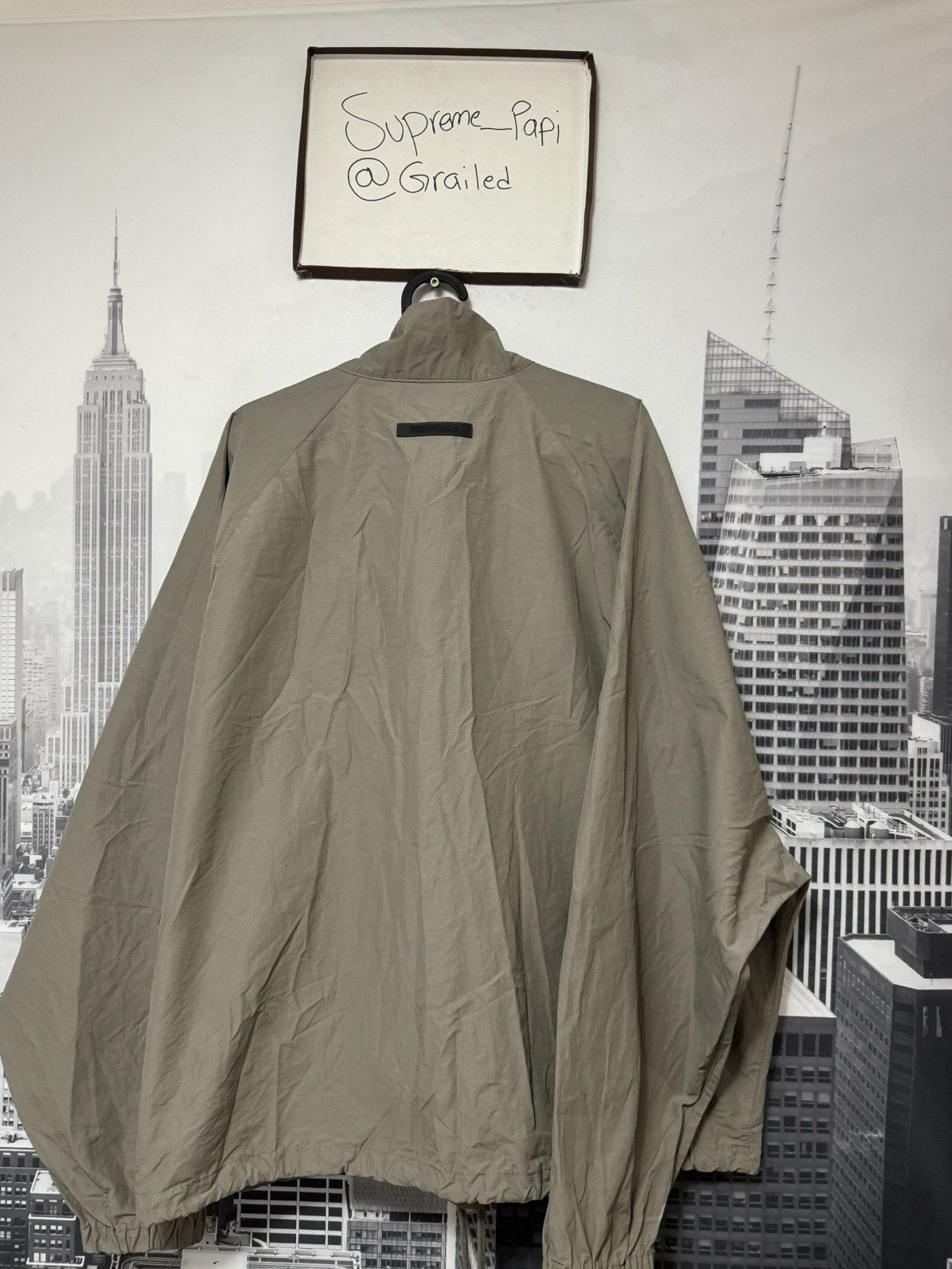 Fear of God Fear of God Essentials Track Jacket SZ Medium Moss 🔥 Size US M / EU 48-50 / 2 - 11 Thumbnail