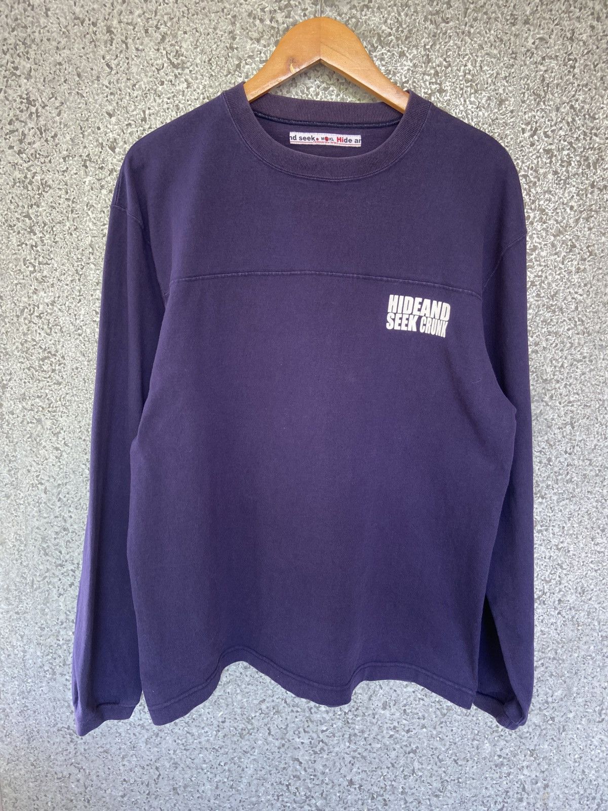 Japanese Brand Vintage Hide And Seek t shirt long sleeve Size US L / EU 52-54 / 3 - 2 Thumbnail