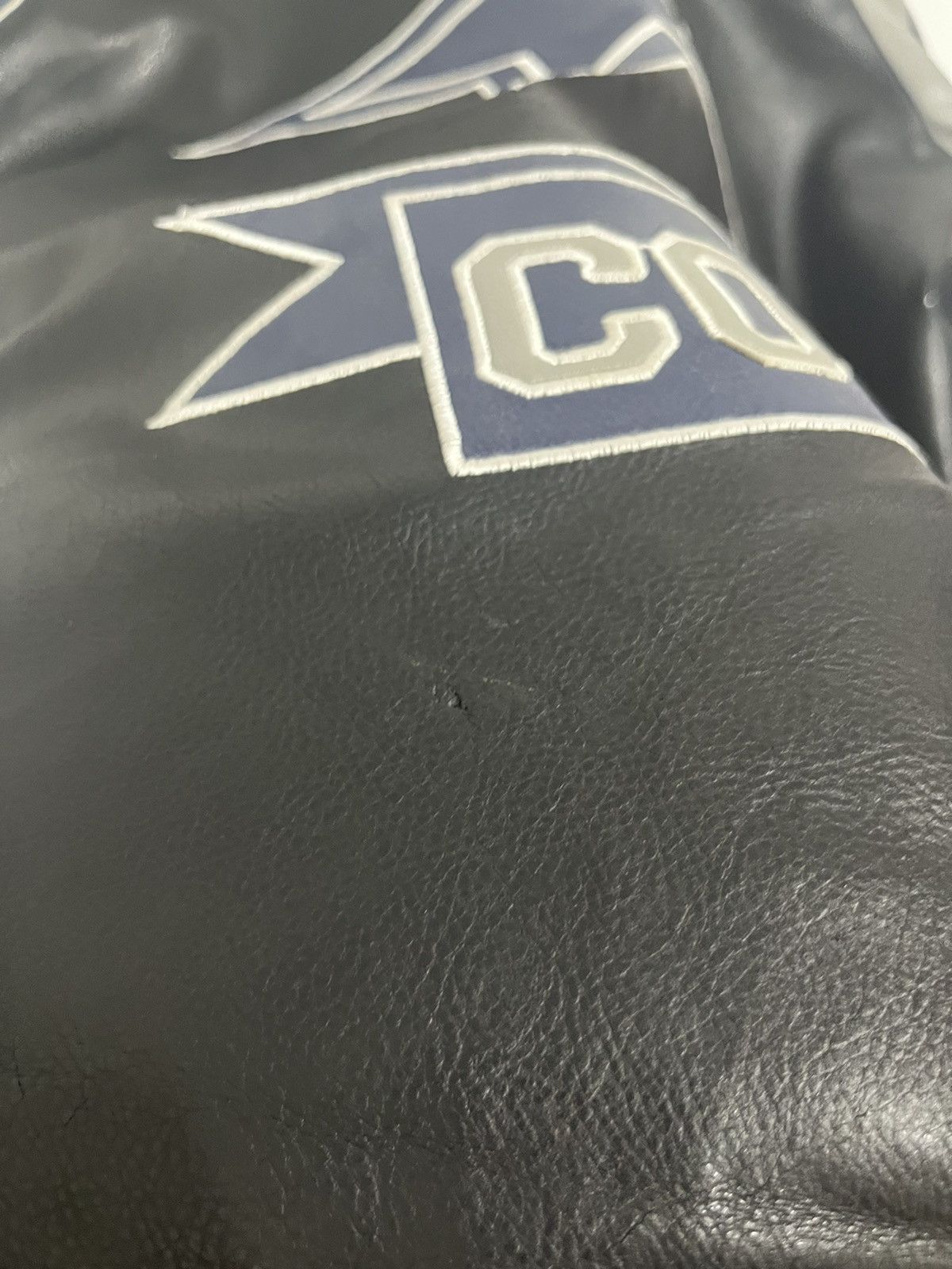 NFL × Vintage Vintage Dallas Cowboys Leather Jacket Size US L / EU 52-54 / 3 - 18 Thumbnail