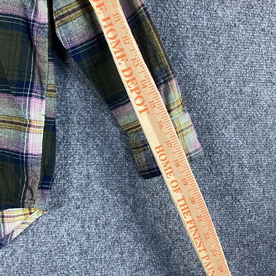Old Navy Old Navy Flannel Top Women's XS Petite Boyfriend Shirt Plaid Size XS / US 0-2 / IT 36-38 - 6 Thumbnail