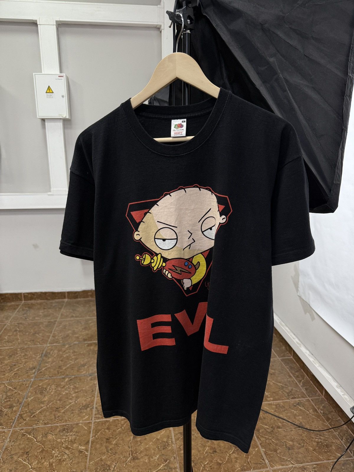 Cartoon Network 🇺🇸 Vintage Family Guy Evil Stewie Griffin Fox TV Show T-Shirt Size US XL / EU 56 / 4 - 1 Thumbnail