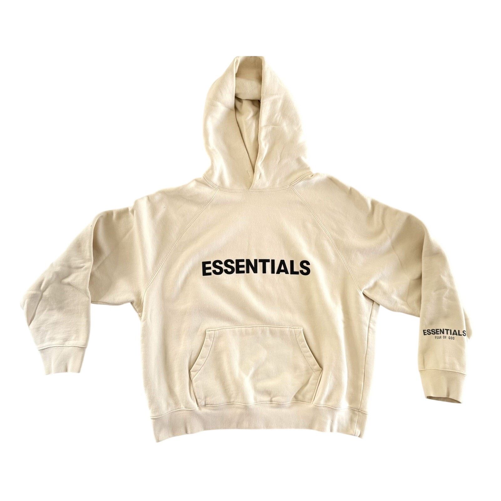 Essentials Fear of God Essentials Pullover Hoodie Logo SS20 Cream Size US S / EU 44-46 / 1 - 1 Thumbnail