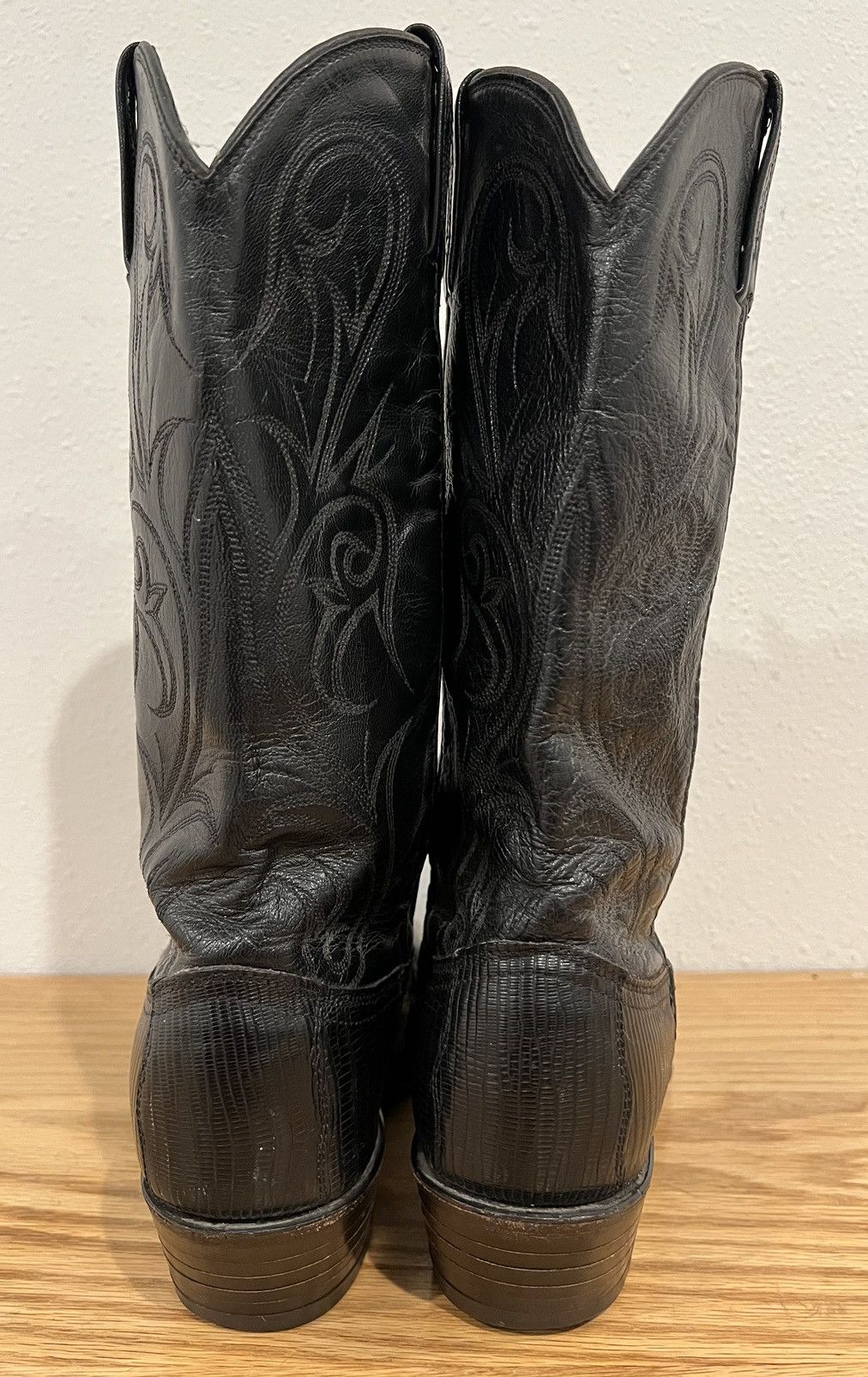 Dan Post × Vintage Vintage Dan Post Teju Lizard Leather Cowgirl Boots Women’s Size US 9.5 / IT 39.5 - 6 Thumbnail
