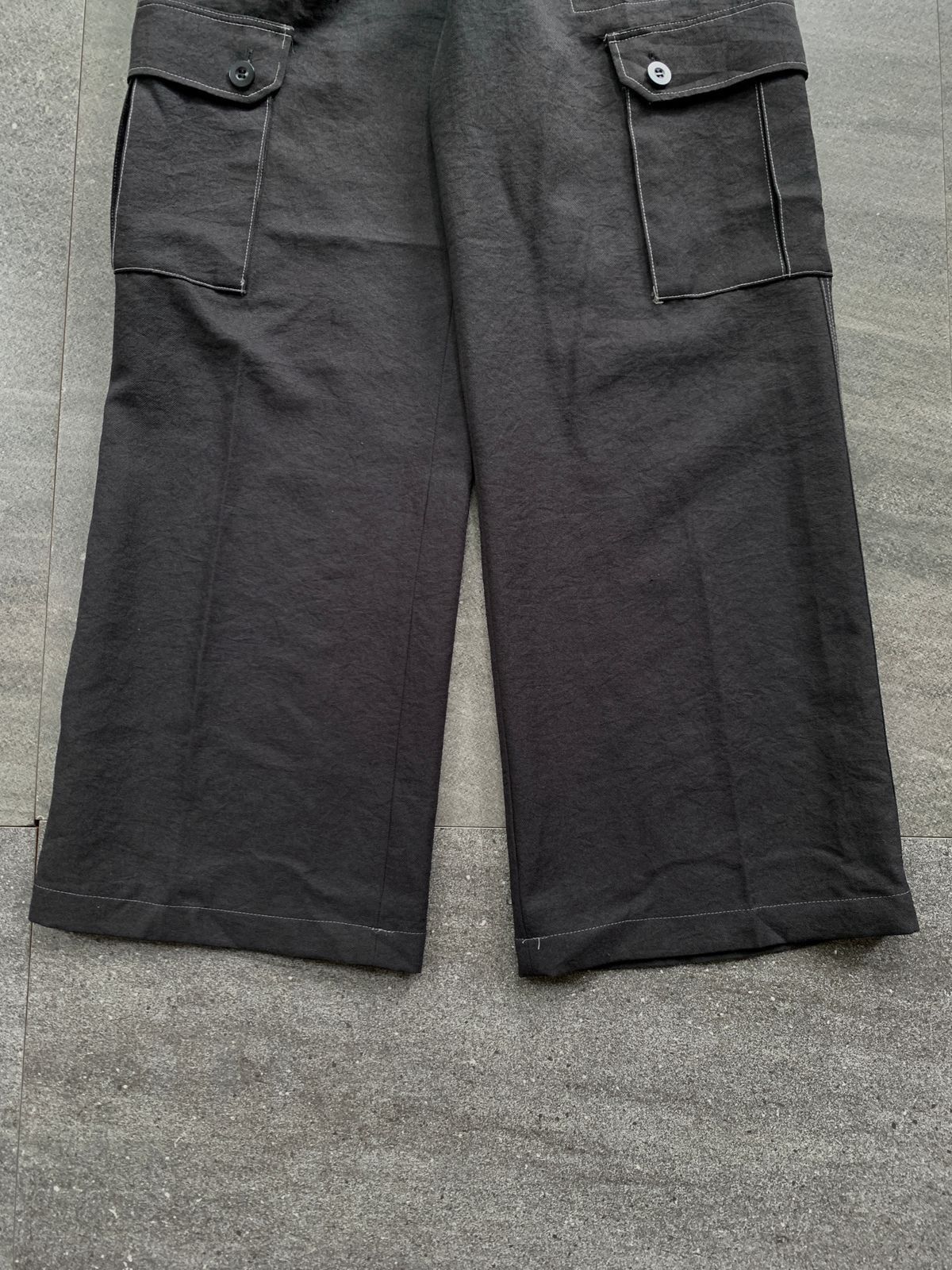 Pleats Please Issey Miyake FREE TAX! Contrast Stitching Relaxed Cargo Pants Size US 30 / EU 46 - 6 Thumbnail