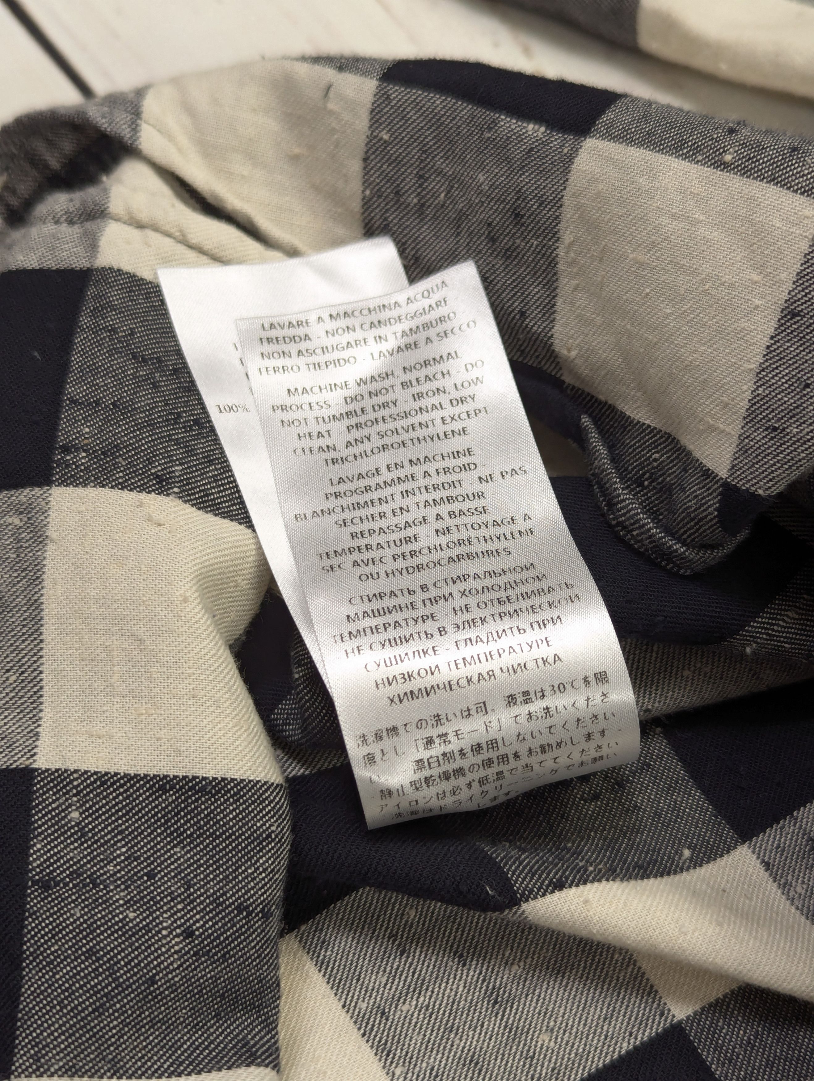 Alexander McQueen Alexander McQueen Pocket Check Long Sleeve Shirt Size 50 Size US M / EU 48-50 / 2 - 11 Thumbnail