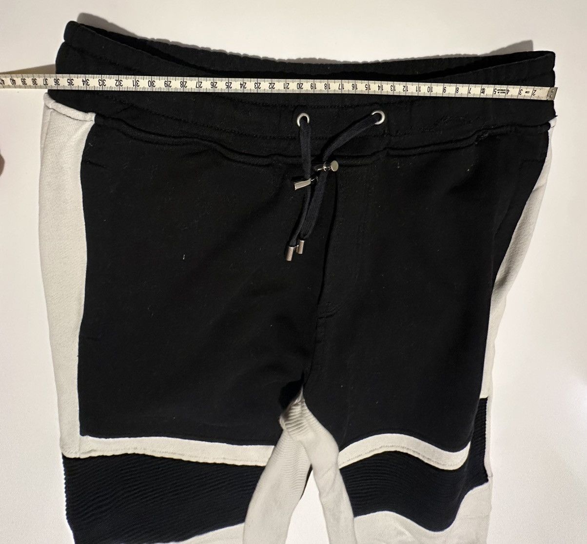 Balmain Balmain Biker Black and White joggers Size US 30 / EU 46 - 6 Thumbnail