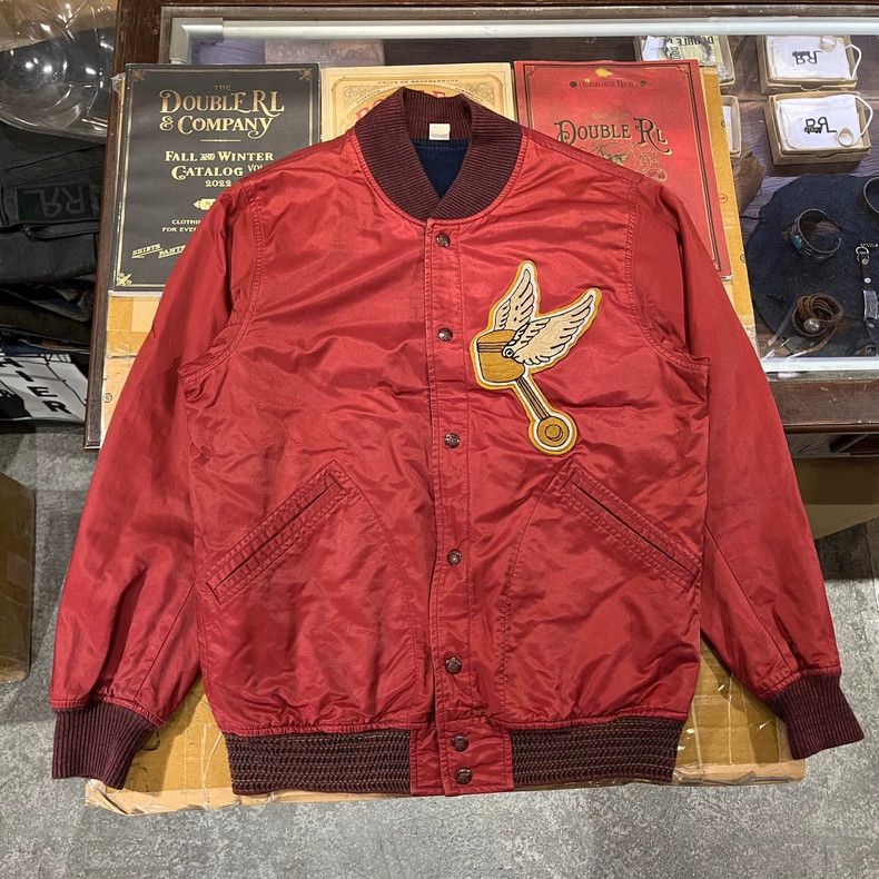 RRL Ralph Lauren RRL Double RL Embroidered Bomber Jacket - dmc Size US M / EU 48-50 / 2 - 1 Thumbnail
