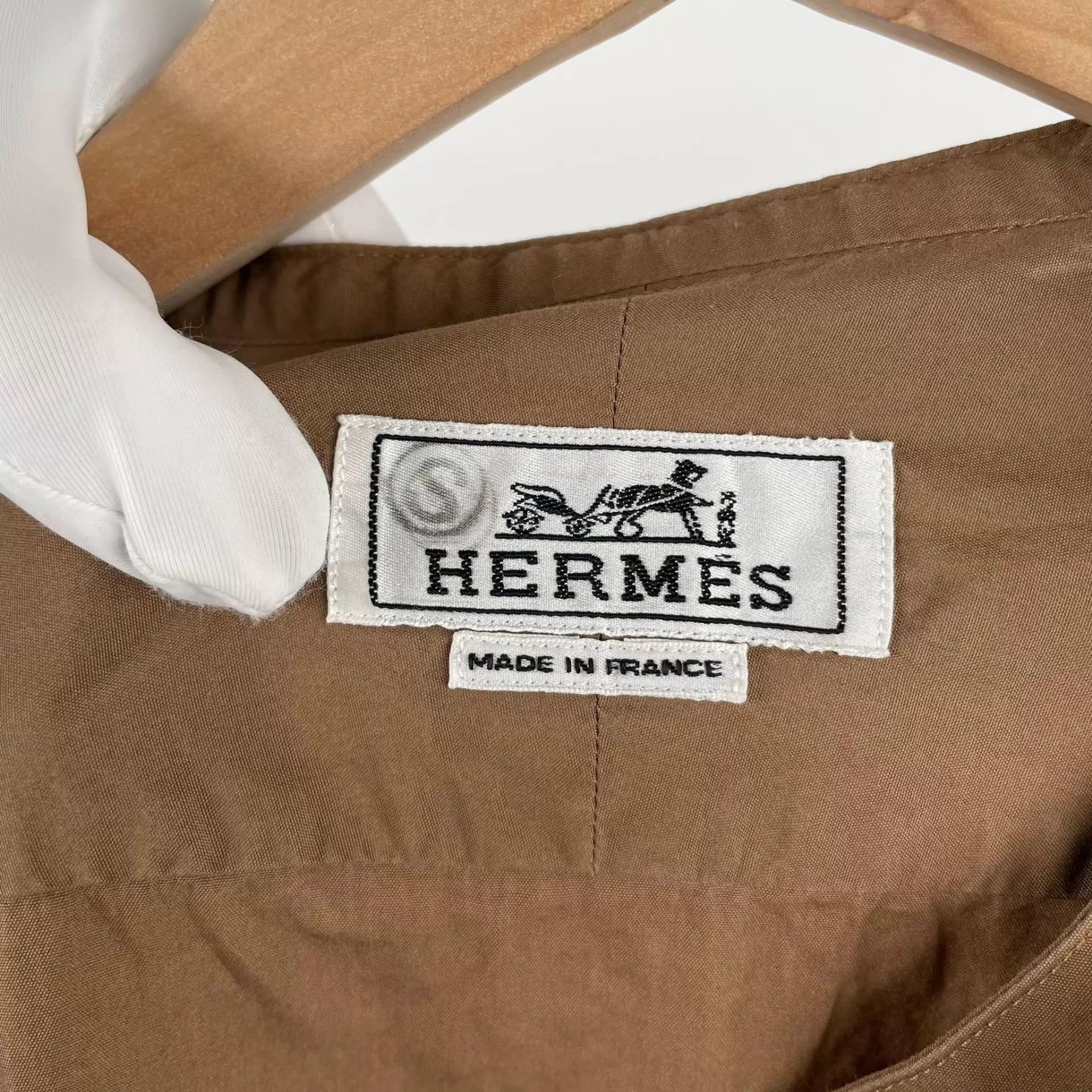 Hermes Hermes Brown Shirt 42 Size US L / EU 52-54 / 3 - 3 Thumbnail