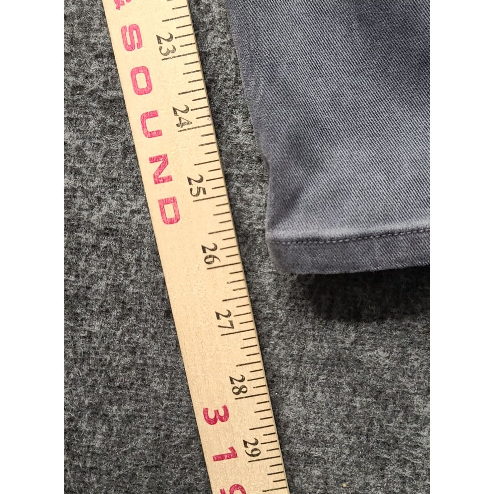 Spanx Spanx Jeans Womens M Regular Cargo Stretch Ankle High Rise 26 Inseam Pockets Black Denim Cotton Polyester Spandex Skinny Slimming Comfort Distressed Size 32" / US 10 / IT 46 - 5 Thumbnail