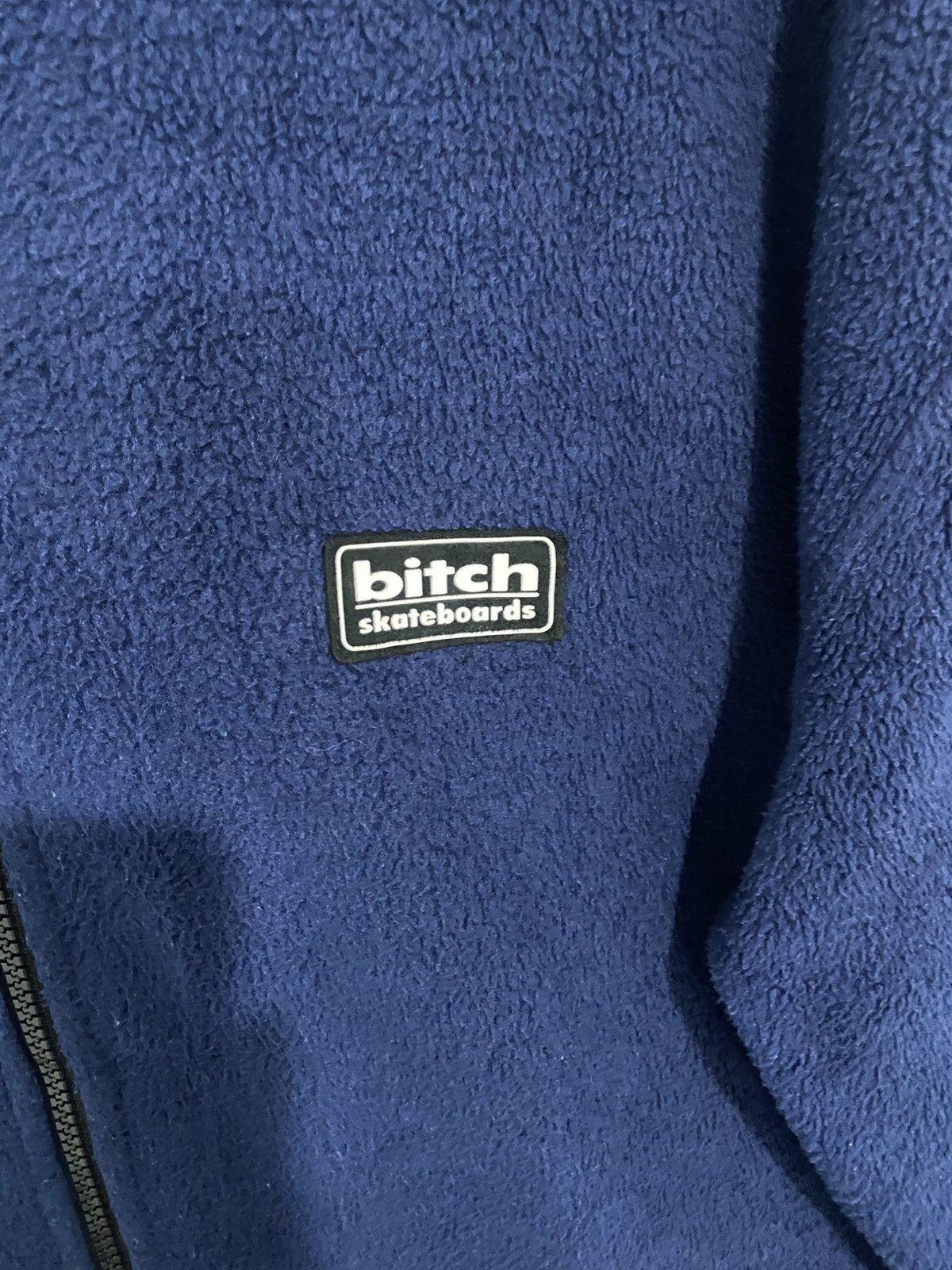 Vintage Vintage Bitch Skateboards Full Zip Hoodie Size US L / EU 52-54 / 3 - 6 Thumbnail