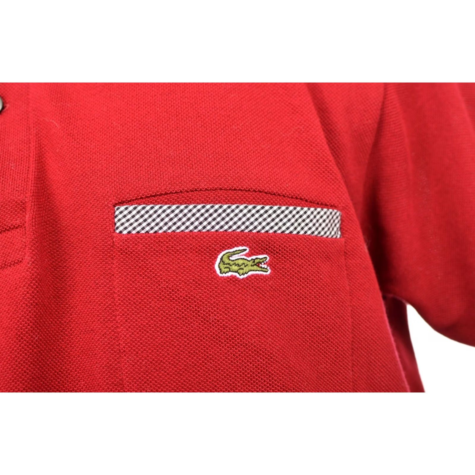 Lacoste DDP Lacoste Polo Shirt Red Short Sleeve Vintage Size 3 Men's Shirt Featured 100% Cotton Size US S / EU 44-46 / 1 - 3 Thumbnail