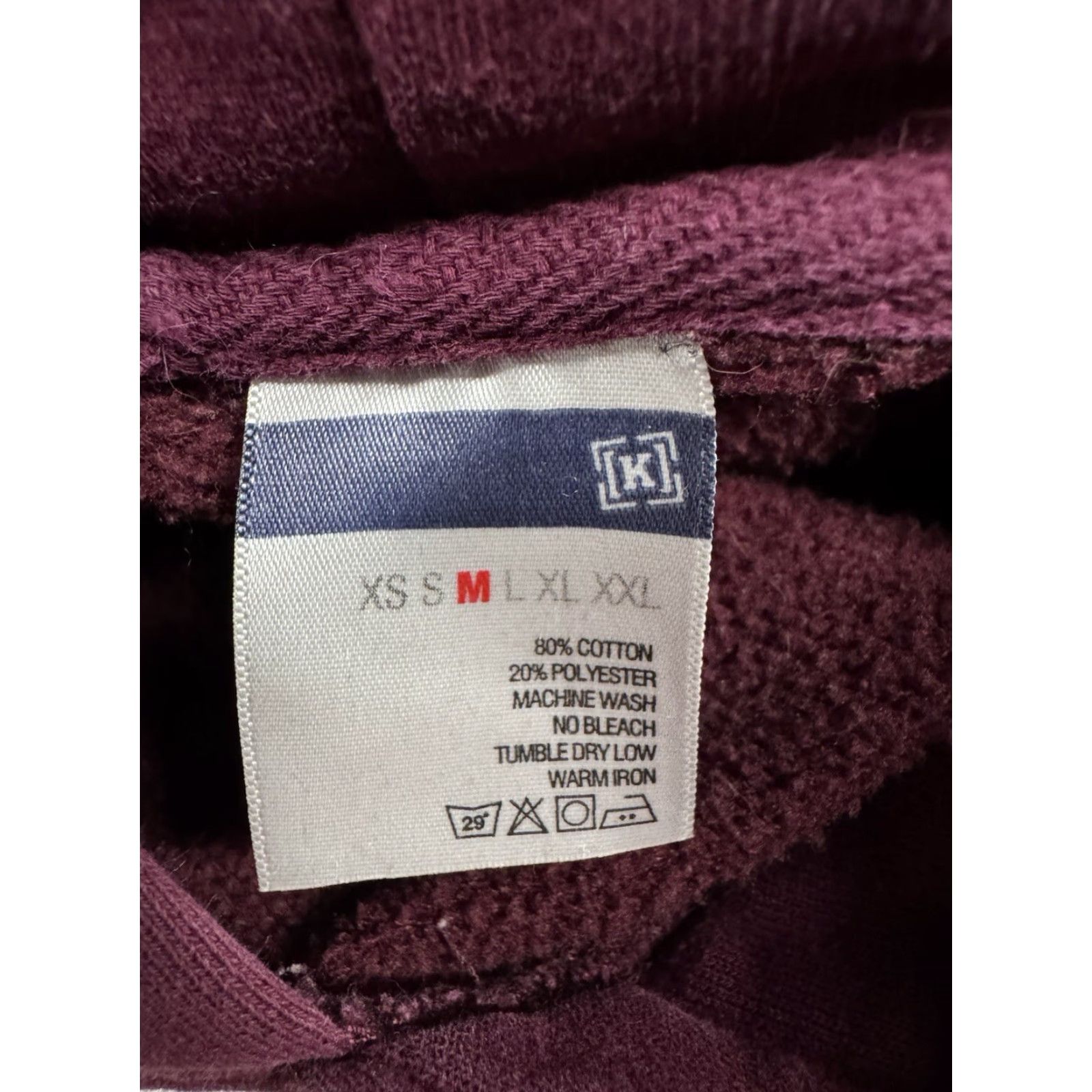 Vintage VINTAGE M & M Hoodie Pullover Men Lined Fleece Purple Skateboarding M Size US M / EU 48-50 / 2 - 3 Thumbnail