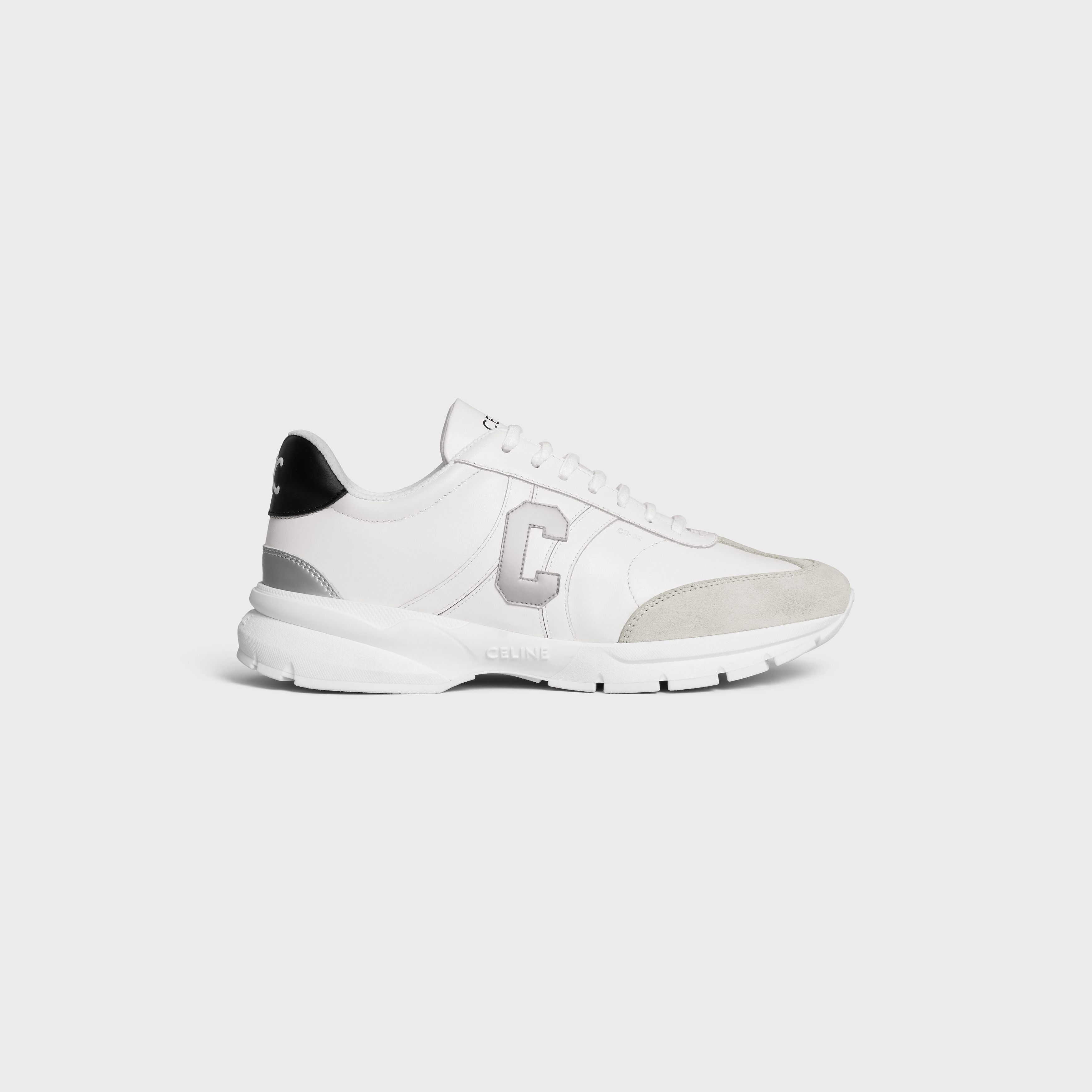 Celine CELINE RUNNER CR-02 LOW LACE-UP SNEAKER in Calfskin, Suede Calfskin and Matte Metallic Calfskin Size US 8 / IT 38 - 1 Thumbnail