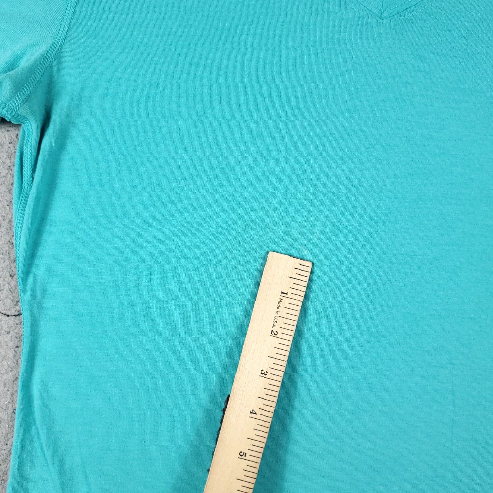 Adidas VINTAGE Adidas Women’s T-Shirt Casual Fit Size M Blue V-Neck Short Sleeve Logo Basic Size M / US 6-8 / IT 42-44 - 3 Thumbnail