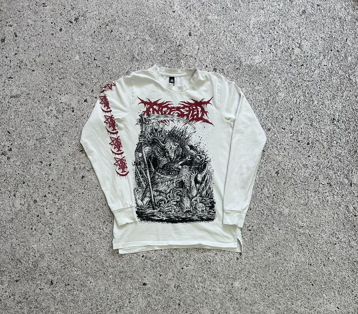 Band Tees Ingested Slam Metal Ist Krieg Rock Band Long Sleeve T-Shirt Size US S / EU 44-46 / 1 - 3 Thumbnail