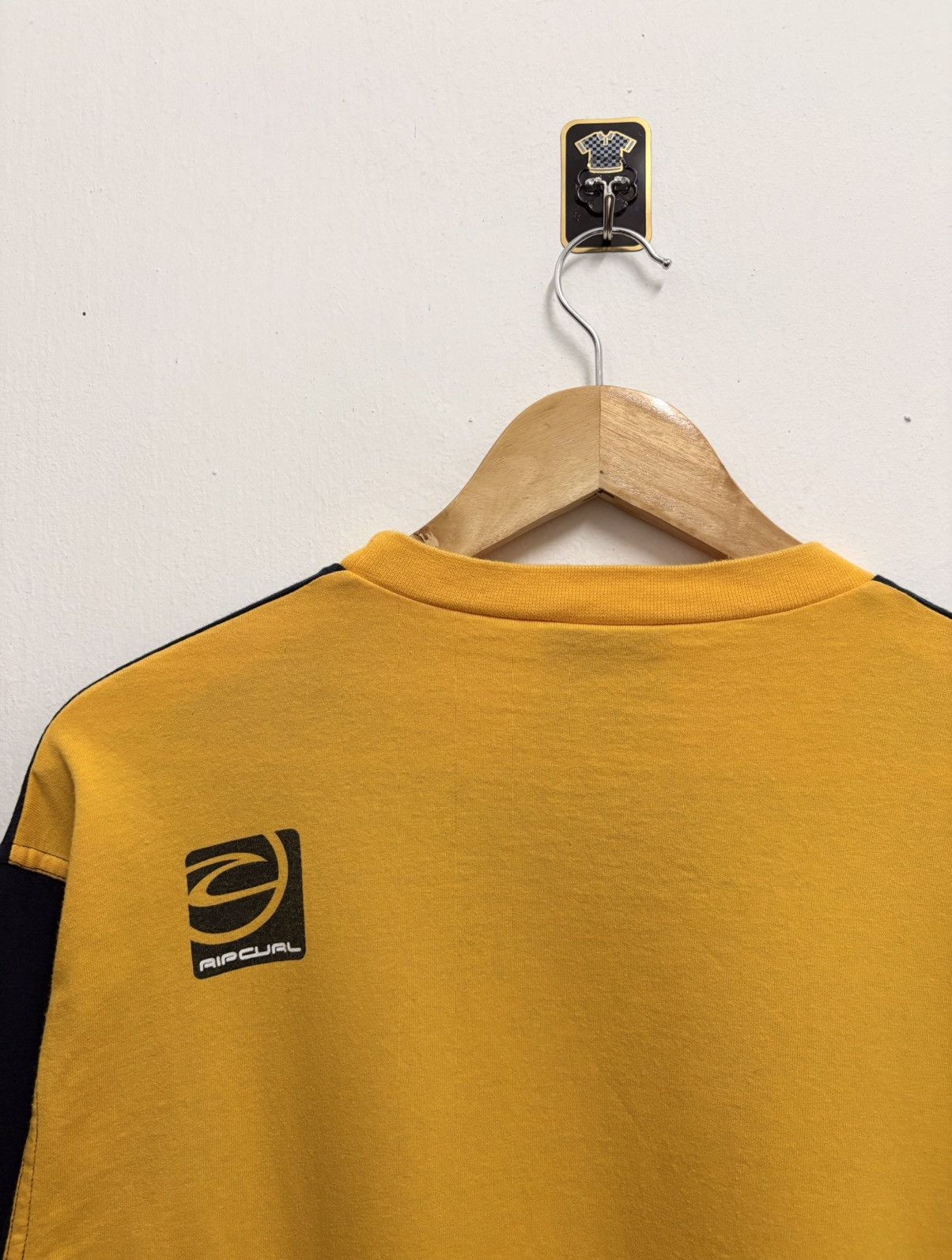 Quiksilver × Rip Curl × Vintage Vintage 90's RipCurl Surfing 2 Tones L/S T-Shirt Size US M / EU 48-50 / 2 - 4 Thumbnail
