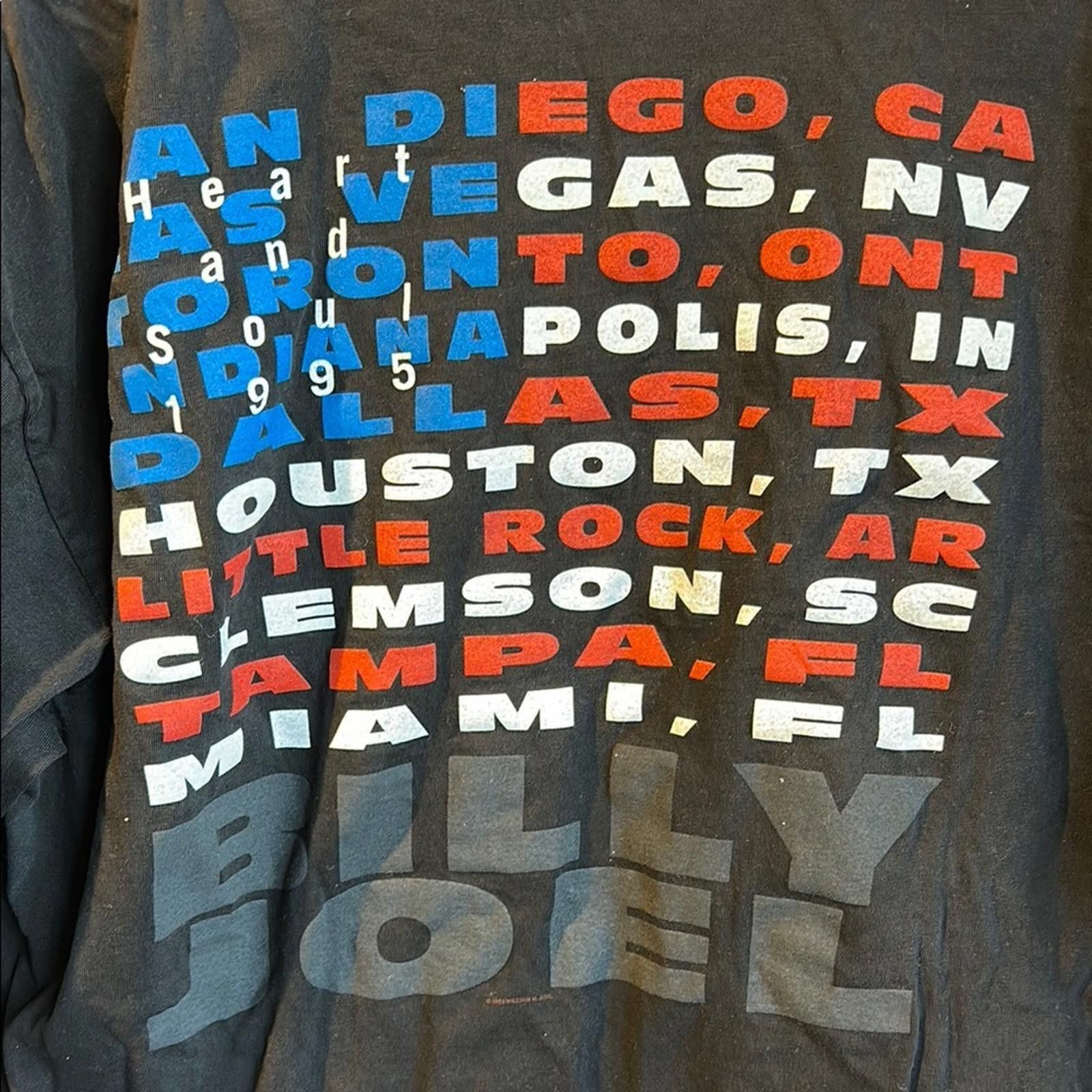 Other 1995 Billy Joel Heart and Soul Shirt Size US XL / EU 56 / 4 - 4 Thumbnail