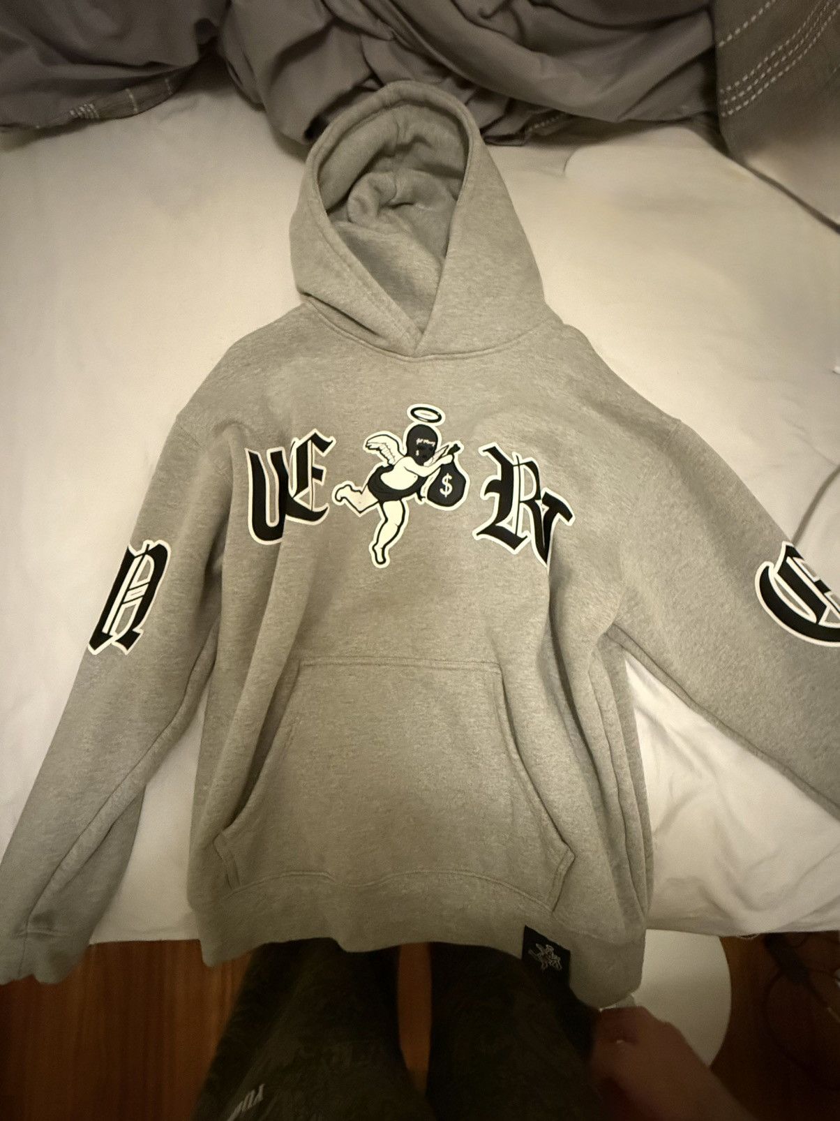 Other Hasta Muerte Grey Angel Hoodie Large Size US L / EU 52-54 / 3 - 1 Thumbnail