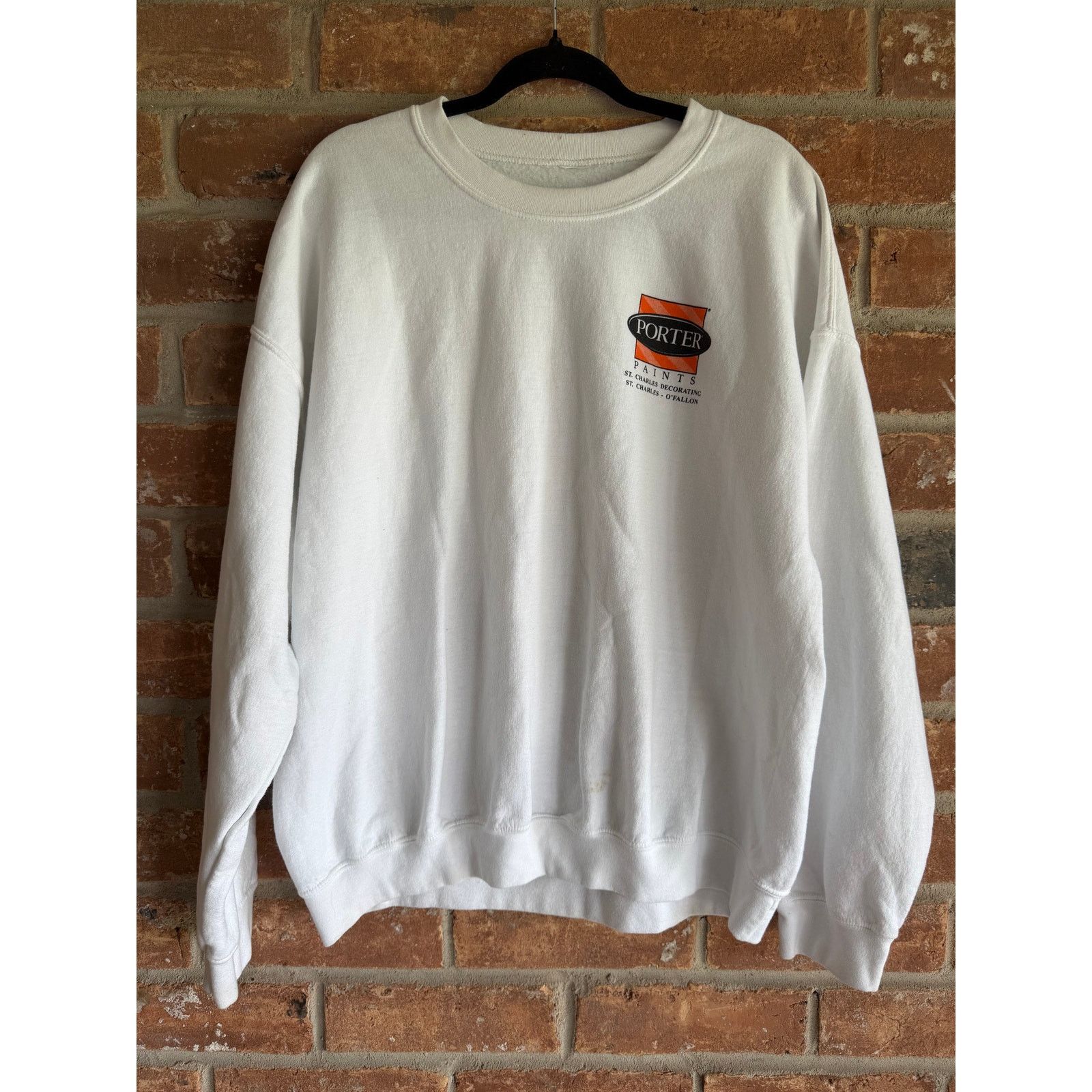 Vintage Porter Paints Vintage White Crewneck Sweatshirt XL Size US XL / EU 56 / 4 - 2 Thumbnail