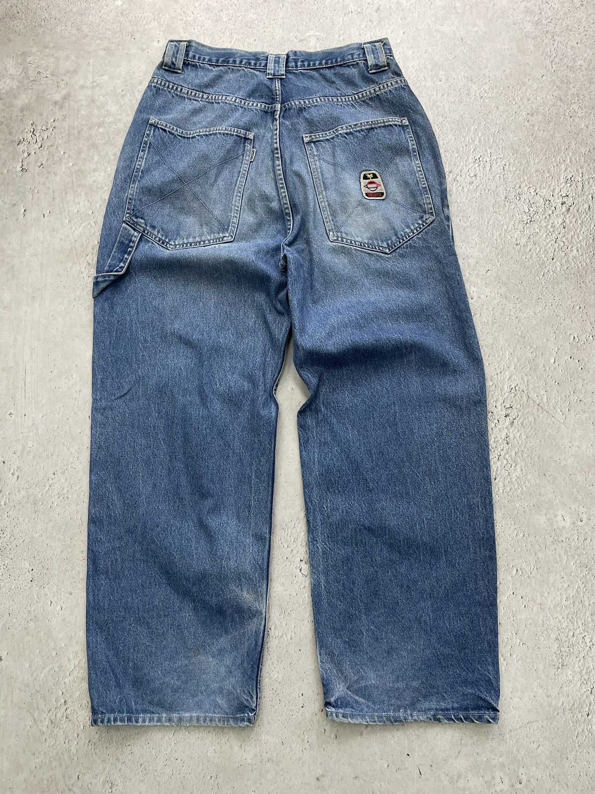 JNCO JNCO STYLE Y2K Vintage Wide Leg BAGGY Denim Jeans 90s USA Size US 33 - 10 Thumbnail