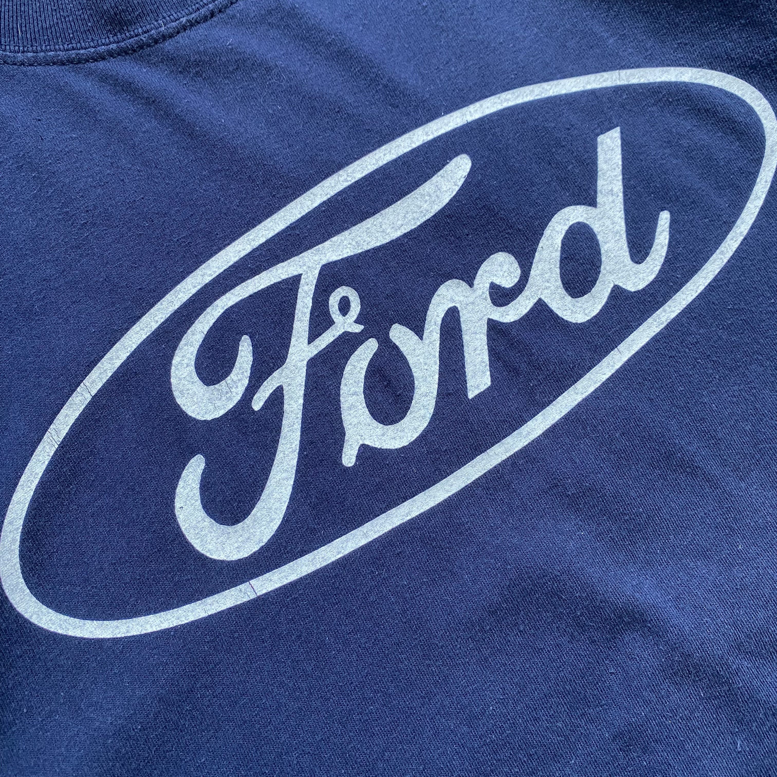 Ford 🚗 Vintage Racing Ford Tee Center Logo F1 Ferrari Monster Size US XXL / EU 58 / 5 - 4 Thumbnail