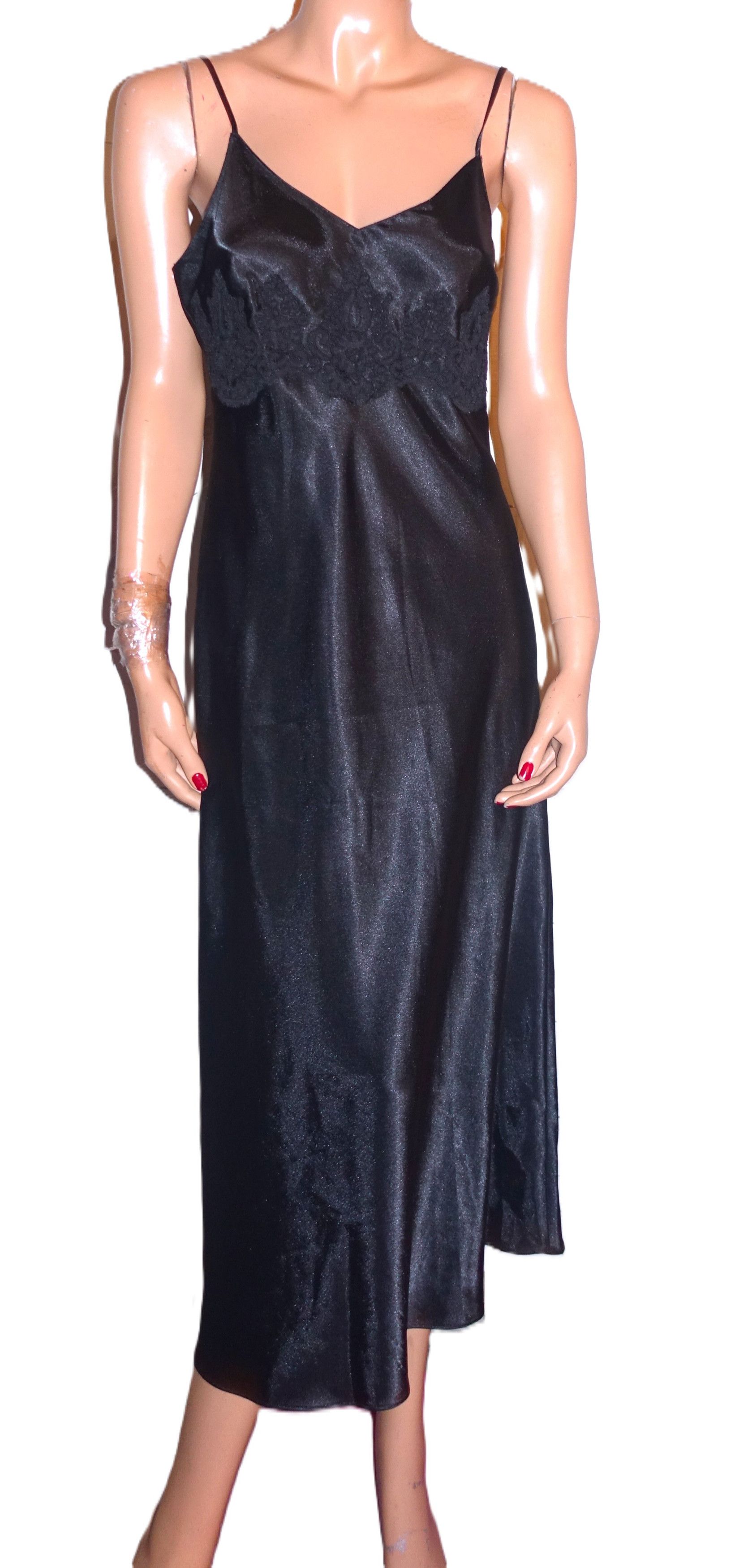 Jones New York Jones New York Black embroidered Slip Dress S Size S / US 4 / IT 40 - 1 Thumbnail