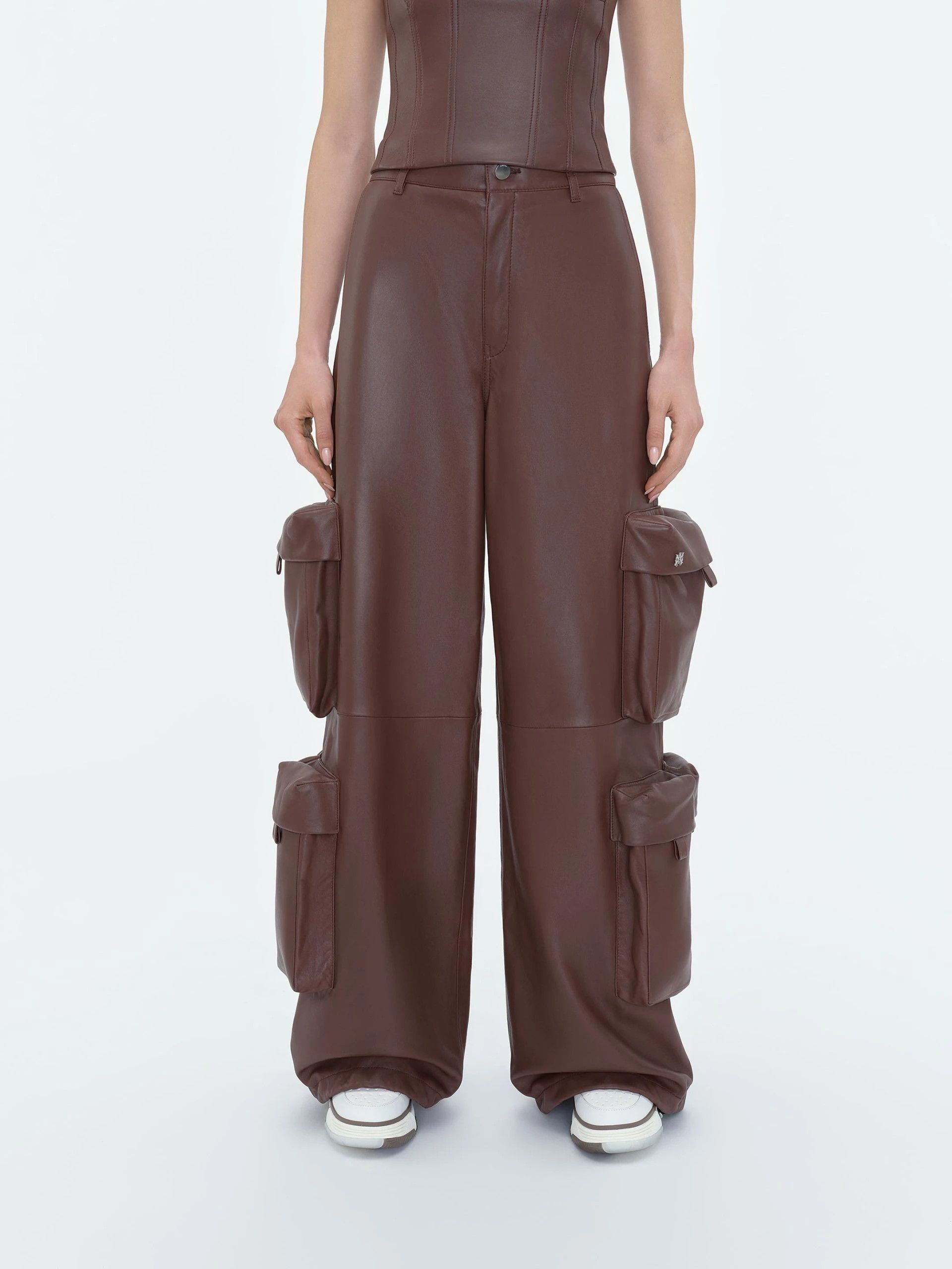 Amiri oc11z0225 Baggy Cargo Pant in Brown Size 26" / US 2 / IT 38 - 3 Thumbnail
