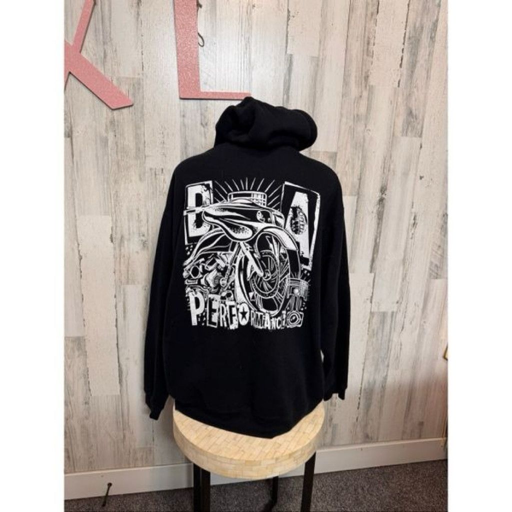 J. America J. America DA Performance Motorcycle Engine Hoodie Black XL Size XXL / US 16-18 / IT 52-54 - 10 Thumbnail