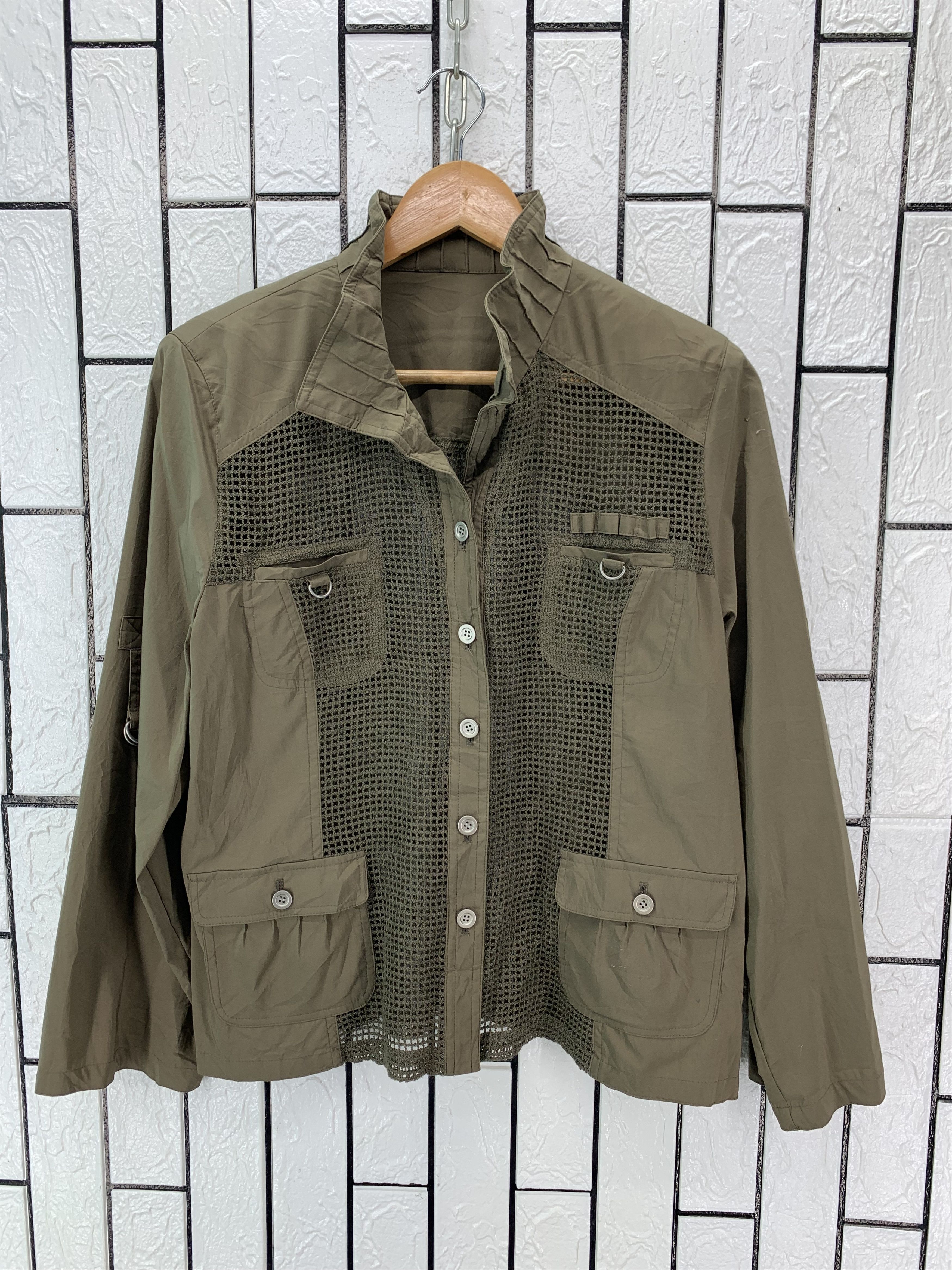 Japanese Brand Mesh nylon jacket Size US S / EU 44-46 / 1 - 1 Thumbnail