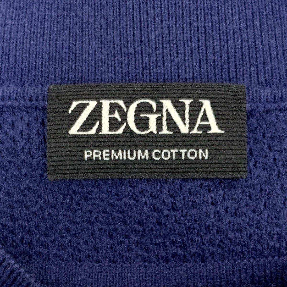 Z Zegna Zegna Cotton Collared Short Sleeve Knit Sweater K26WX Size US XL / EU 56 / 4 - 5 Thumbnail