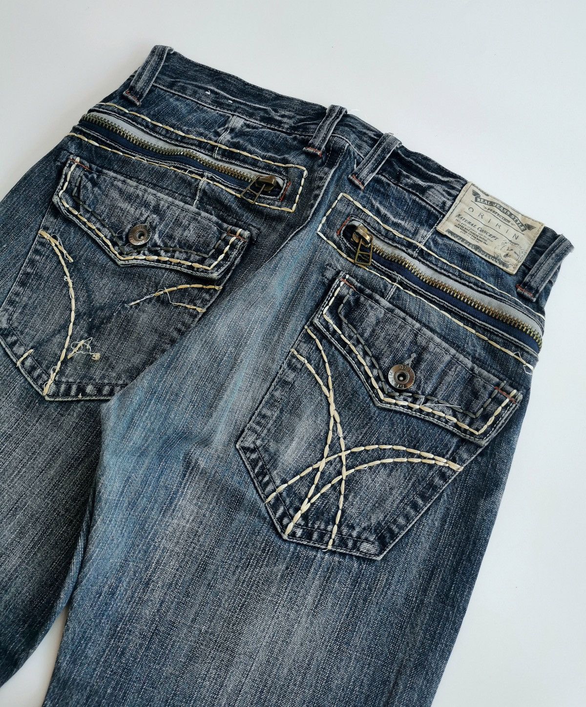 14th Addiction Oririn Zipper Button Detailed Denim Jeans Size US 31 - 7 Thumbnail