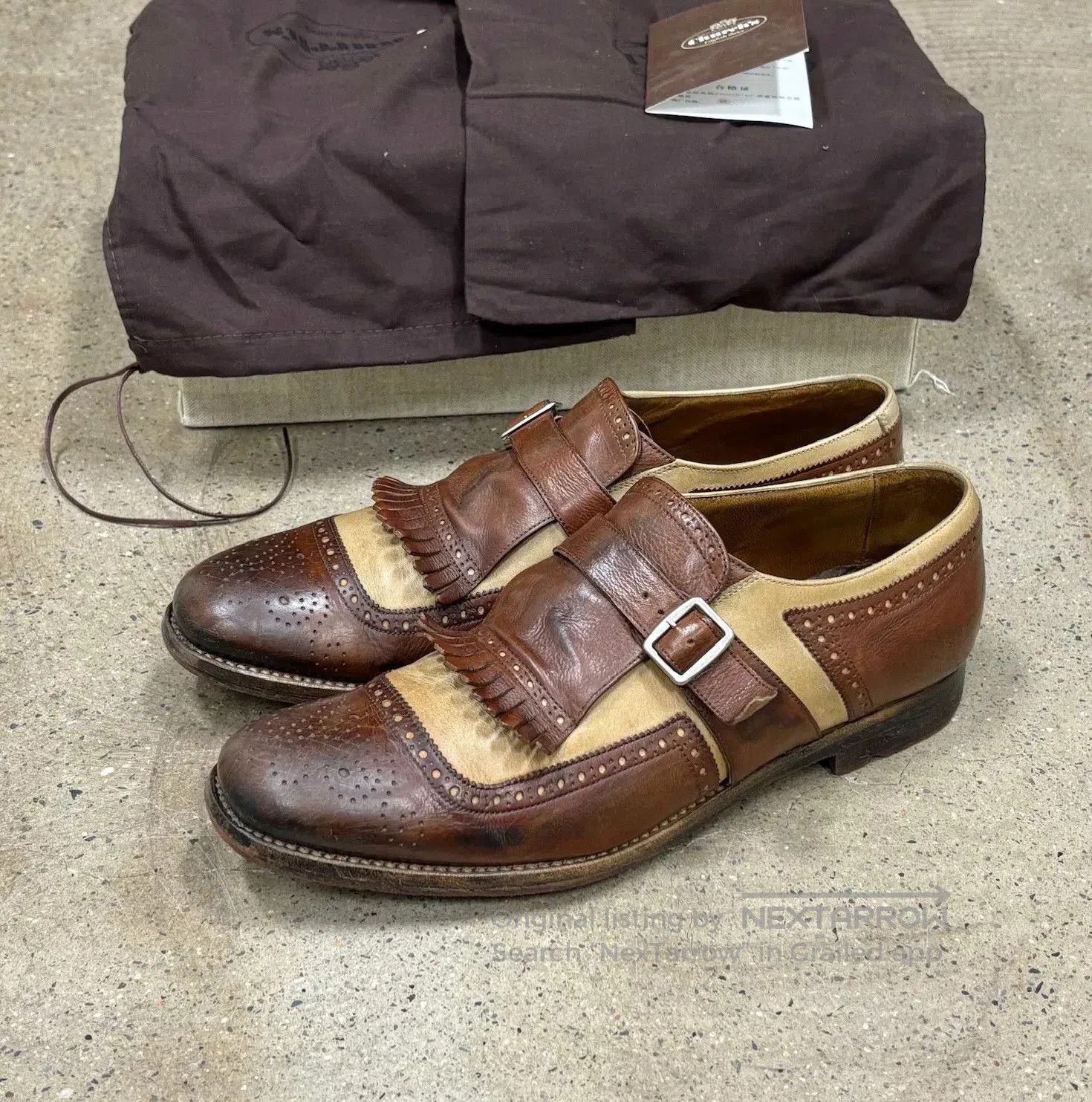 Church's Vintage Churchs Monks and Brogues Shoes. Size US 9 / EU 42 - 3 Thumbnail
