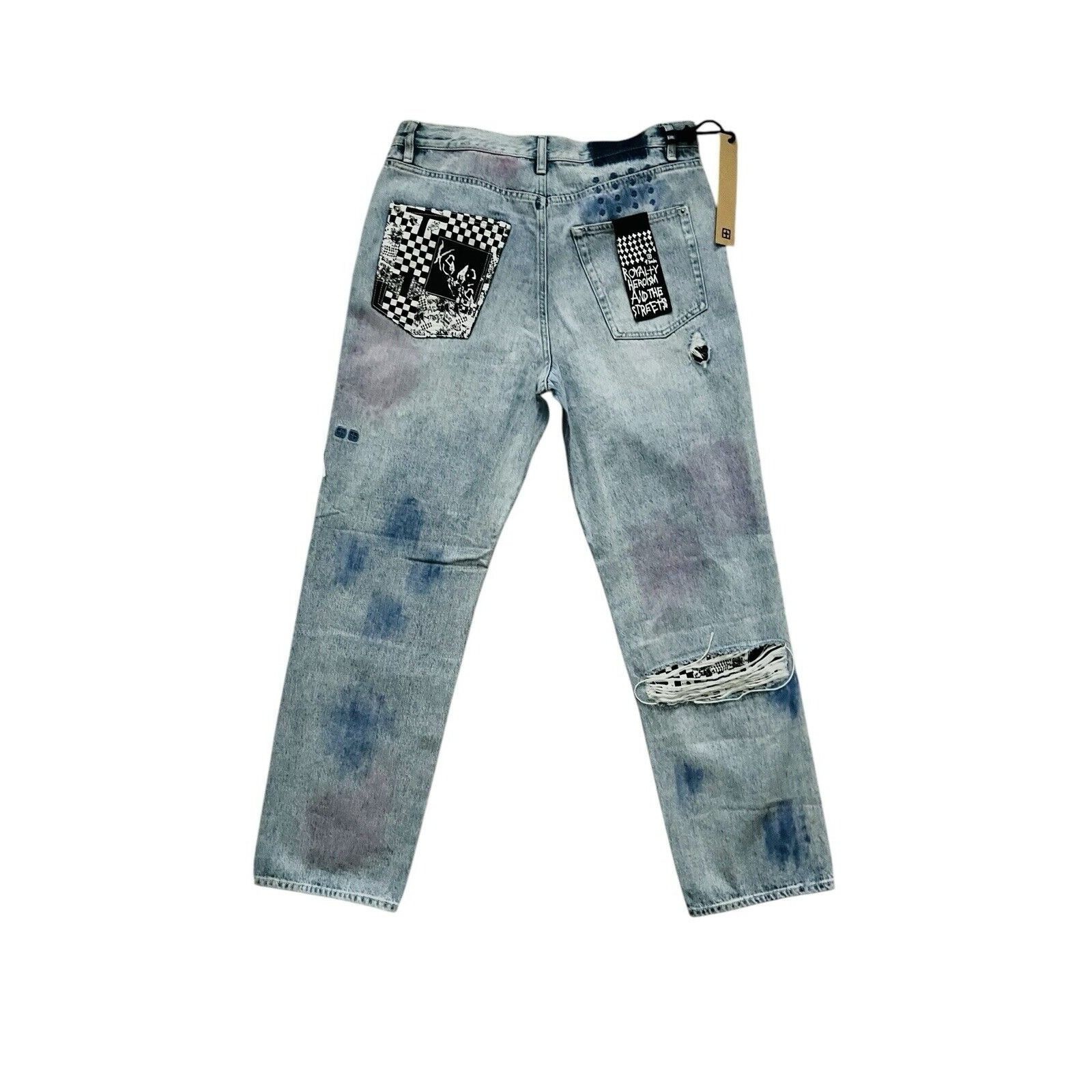Ksubi Ksubi Jeans Mens Anti K++ Kolor Straight Blue Size 33/30 Size US 33 - 5 Thumbnail