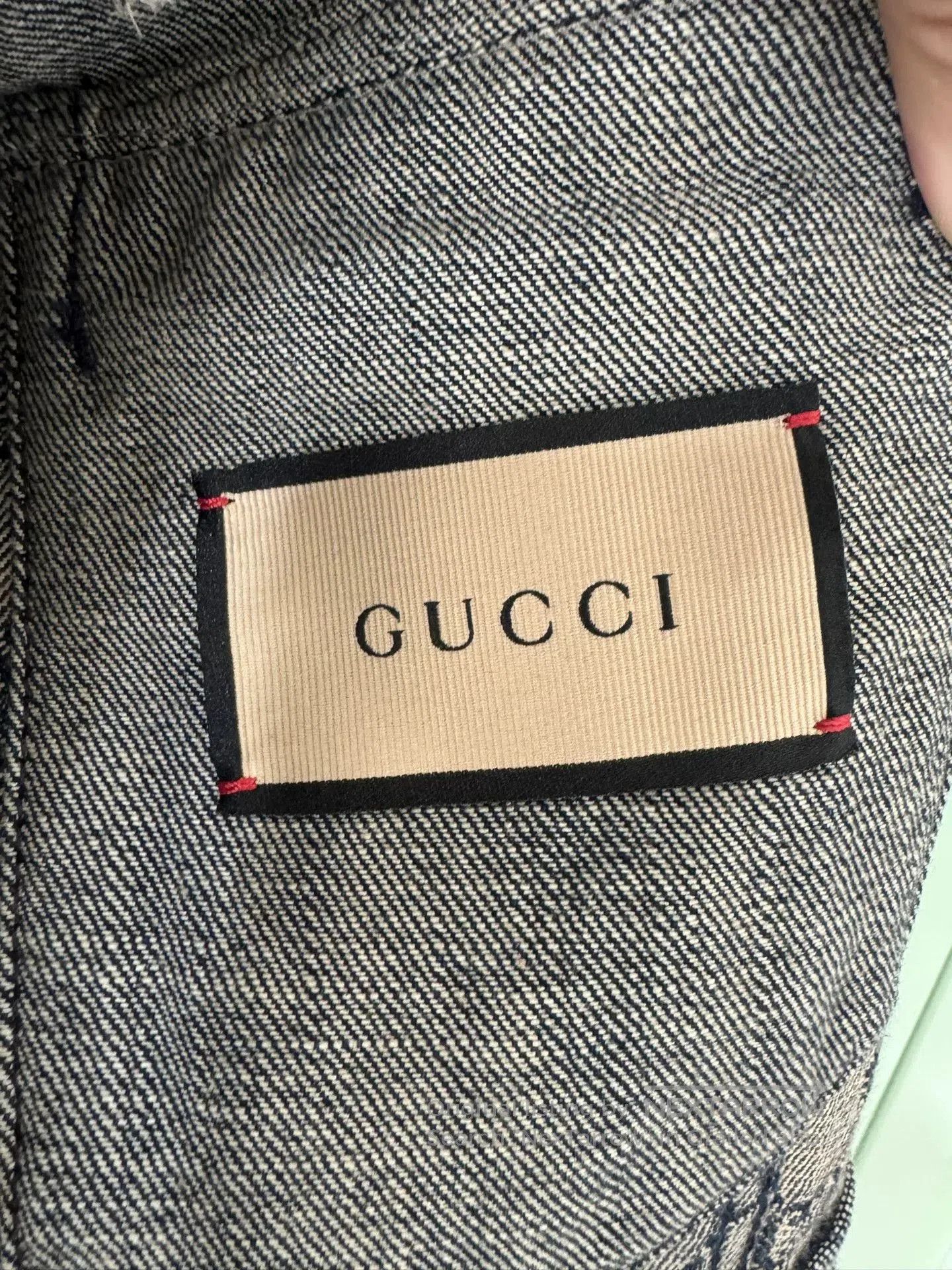 Gucci Gucci GG Denim Jacket, Size 50. Size US M / EU 48-50 / 2 - 3 Thumbnail