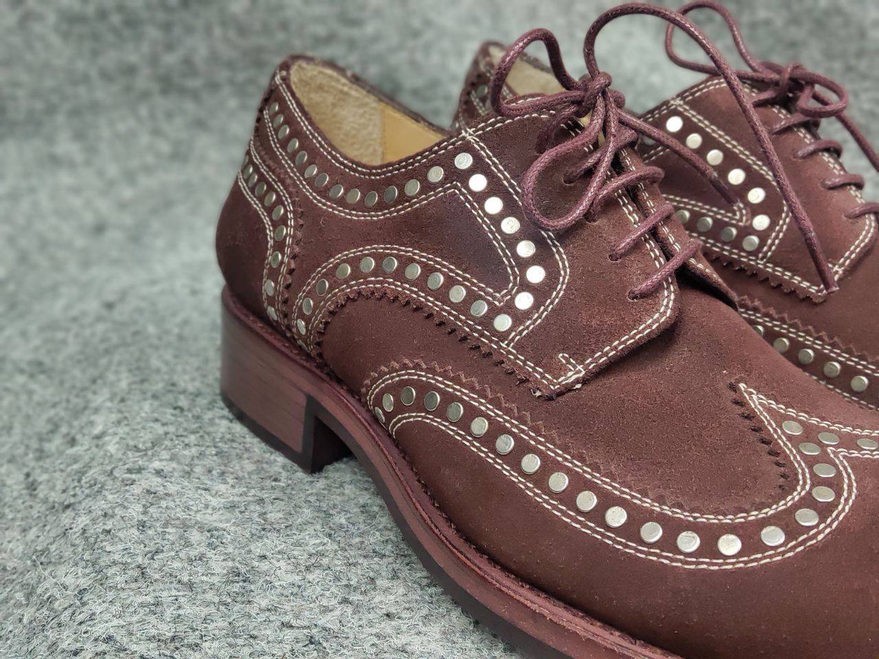 Jean Baptiste Rautureau Rare Jean Baptiste Rautureau suede leather Brogues Shoes Size US 7 / EU 40 - 16 Thumbnail
