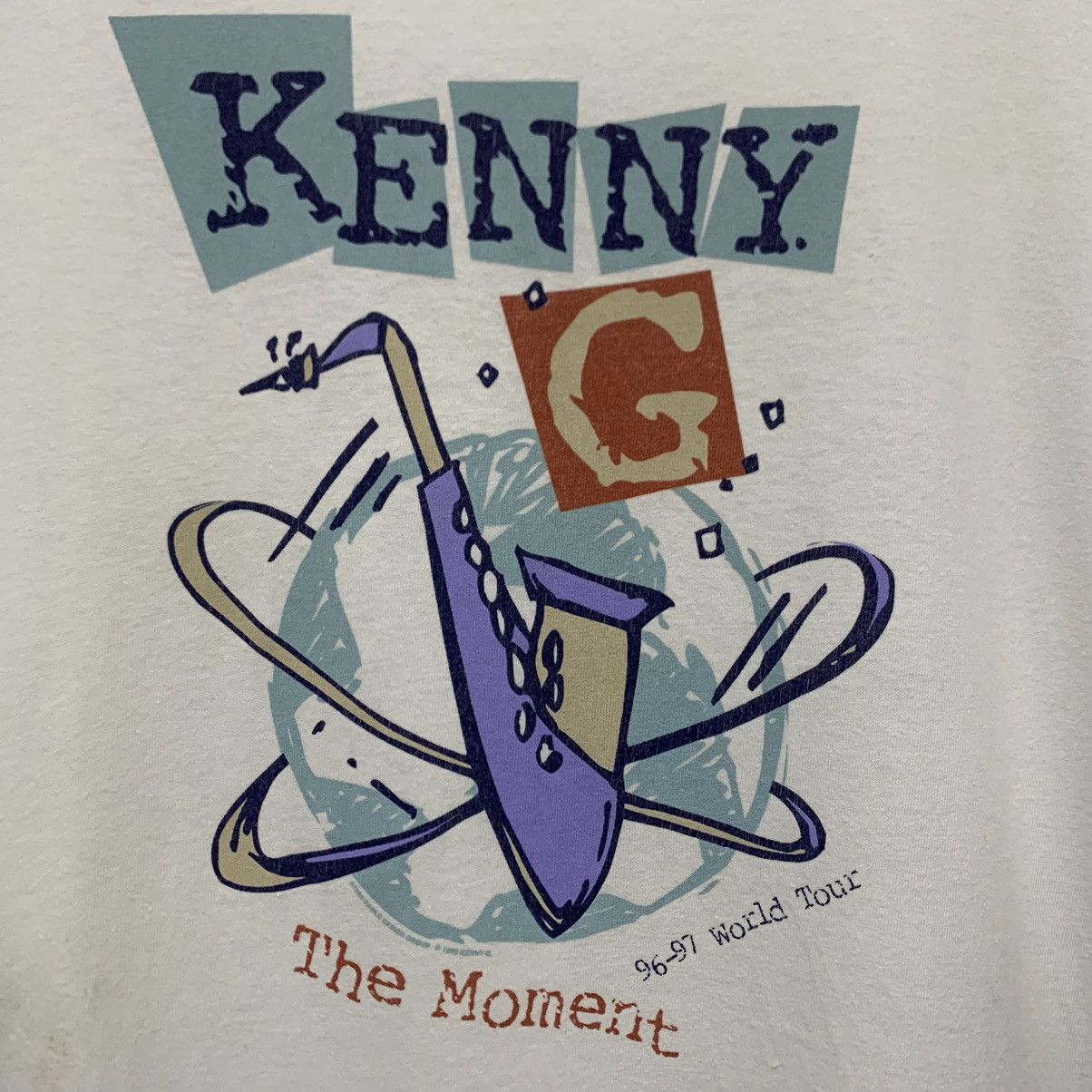 Band Tees Vintage 90s Kenny G ‘The Moment’ world tour Size US XL / EU 56 / 4 - 4 Thumbnail